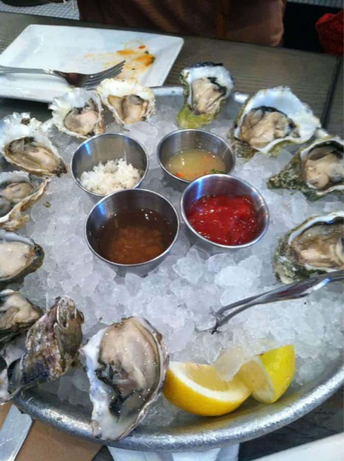 Blue Plate Oysterette Menu, Menu for Blue Plate Oysterette, Santa