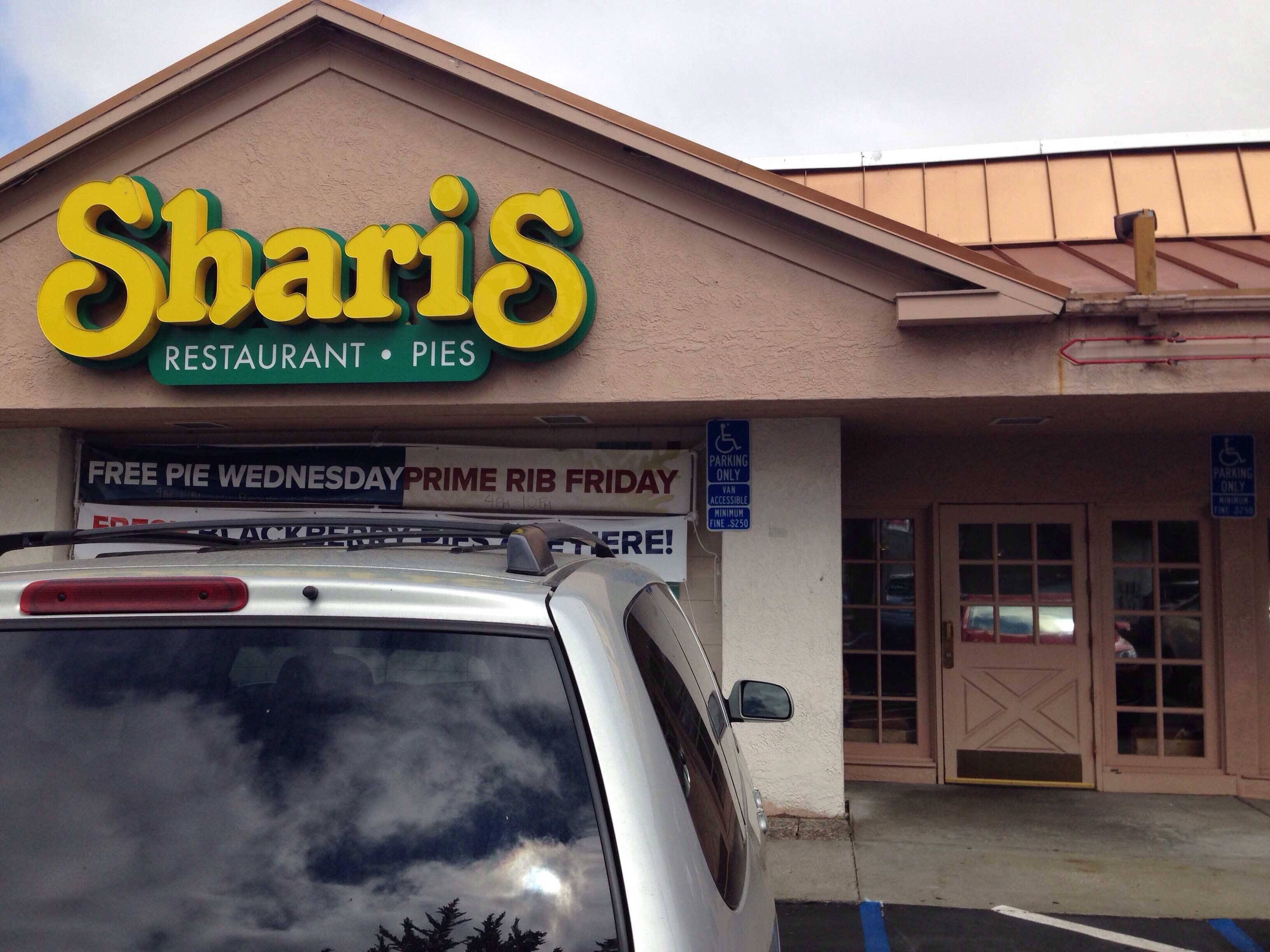 Menu of Shari's, San Bruno, South San Francisco