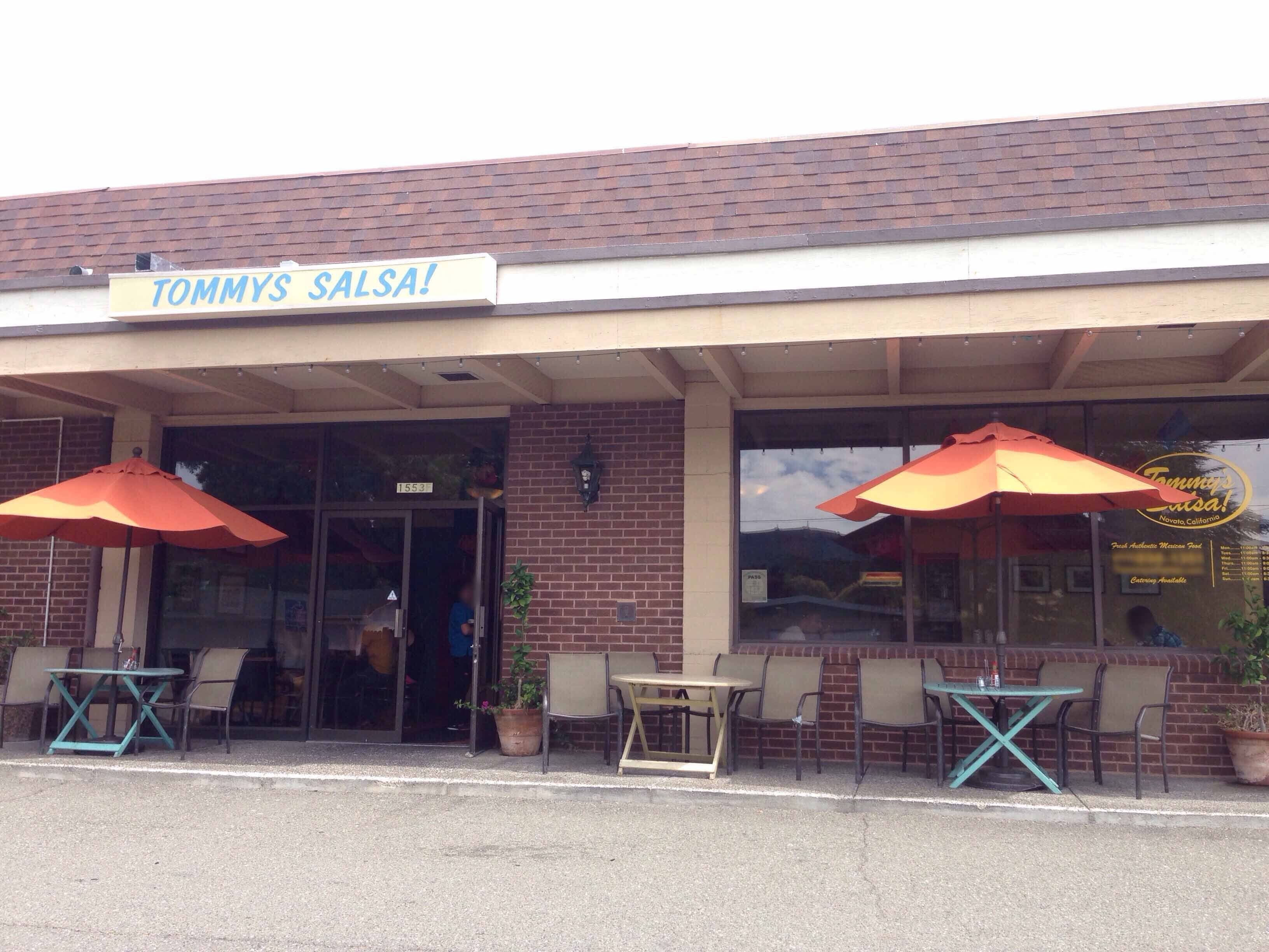 Menu of Tommy's Salsa, Novato, Novato