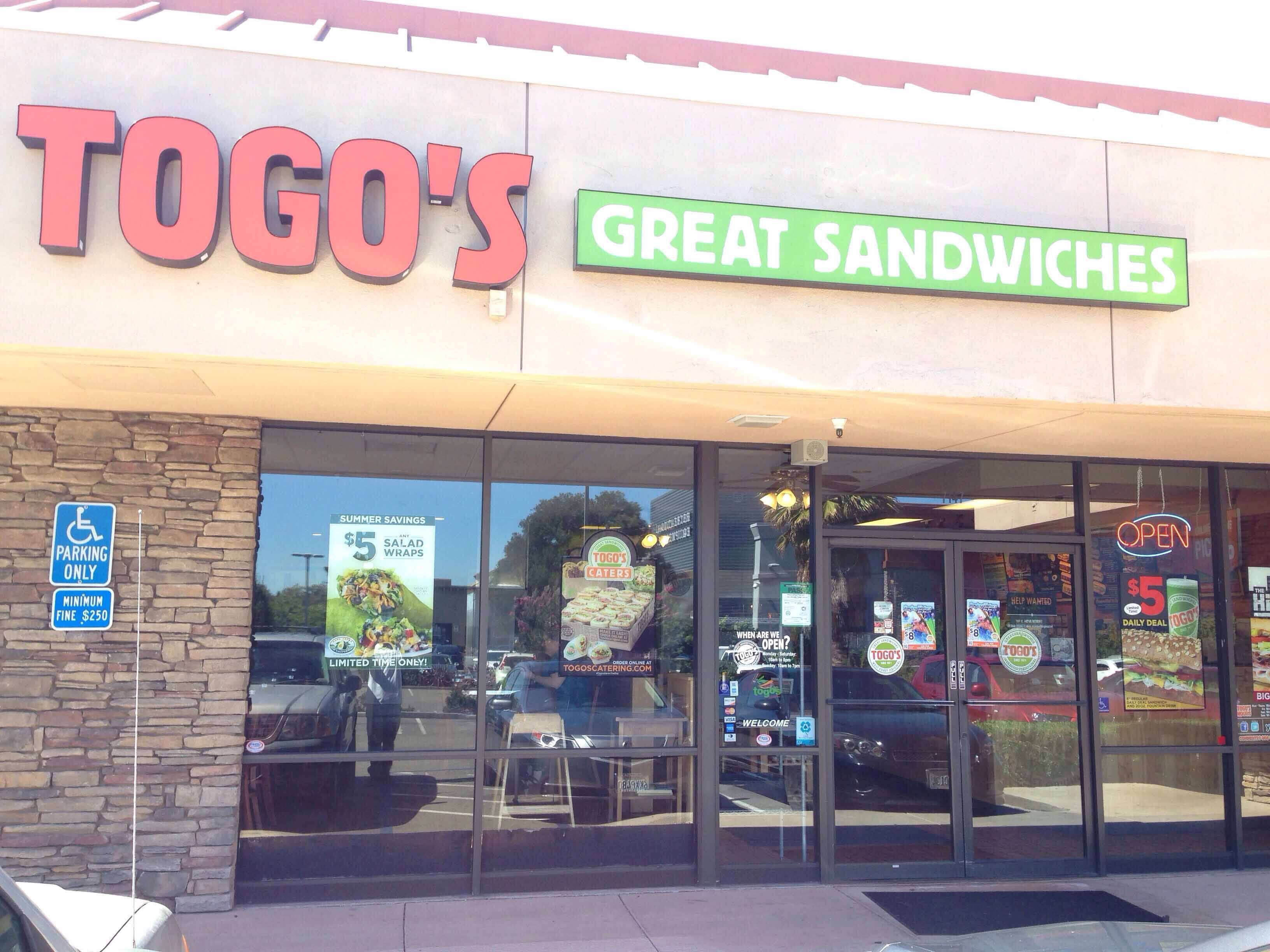 Togo's Sandwiches Menu, Menu for Togo's Sandwiches, Dublin, Dublin