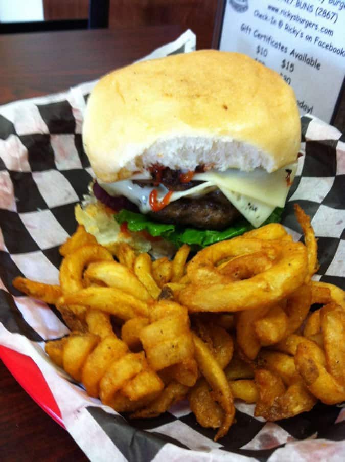 Ricky's Thick & Juicy Burgers, Baytown, Houston Urbanspoon/Zomato