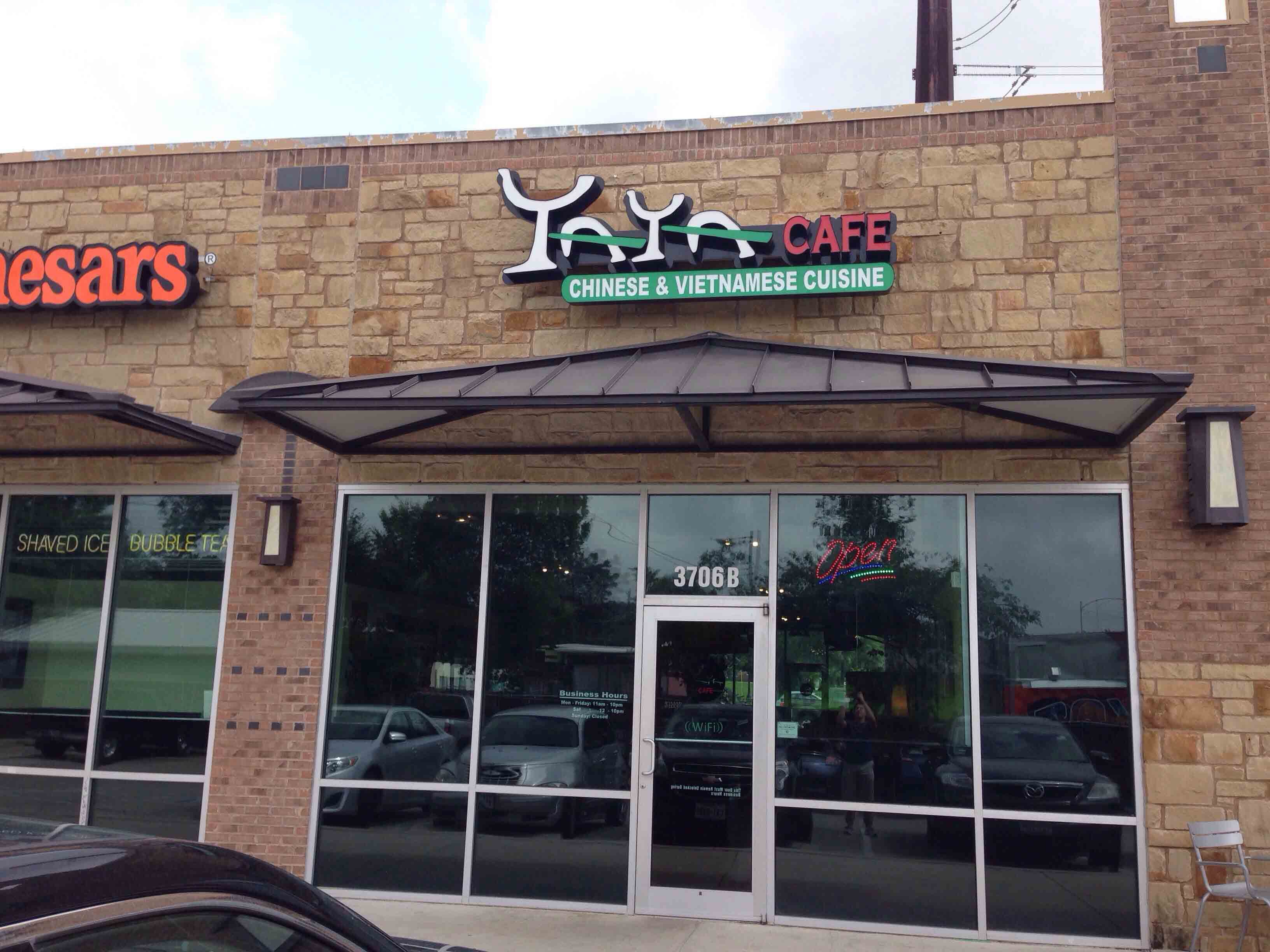 Menu of Yaya Cafe & Shaved Ice, West Campus, Austin