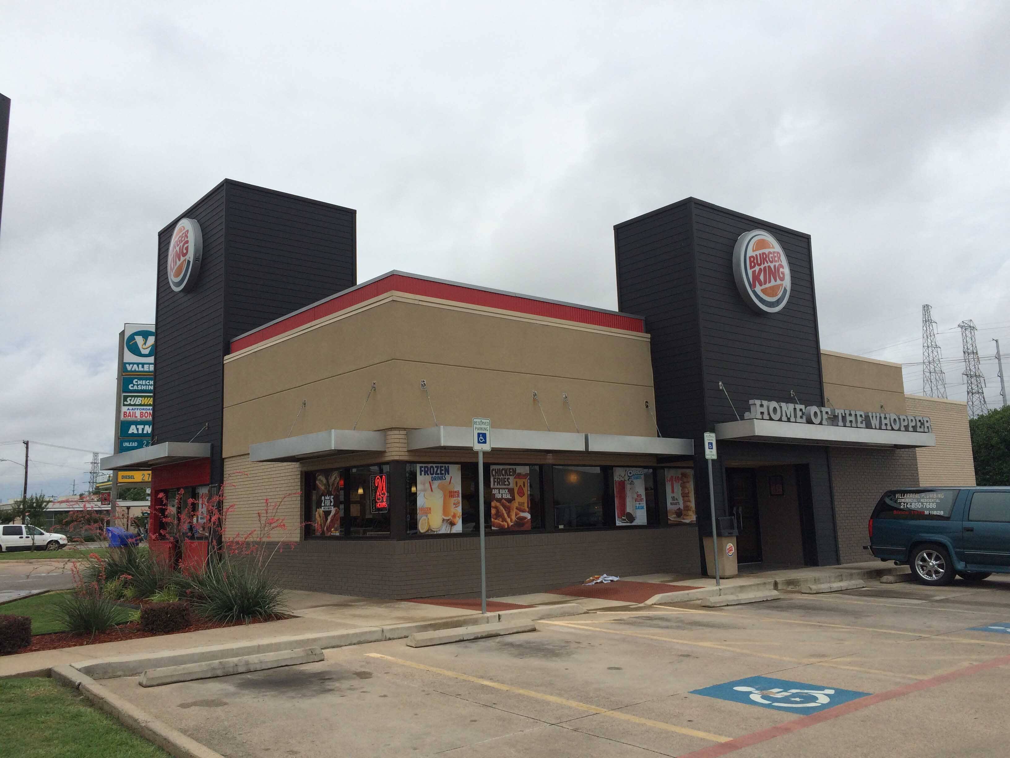 Menu of Burger King, Design District, Dallas