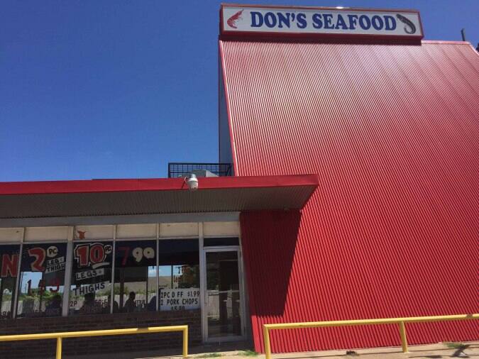 Don's Seafood Menu, Menu for Don's Seafood, Southeast Fort Worth, Fort