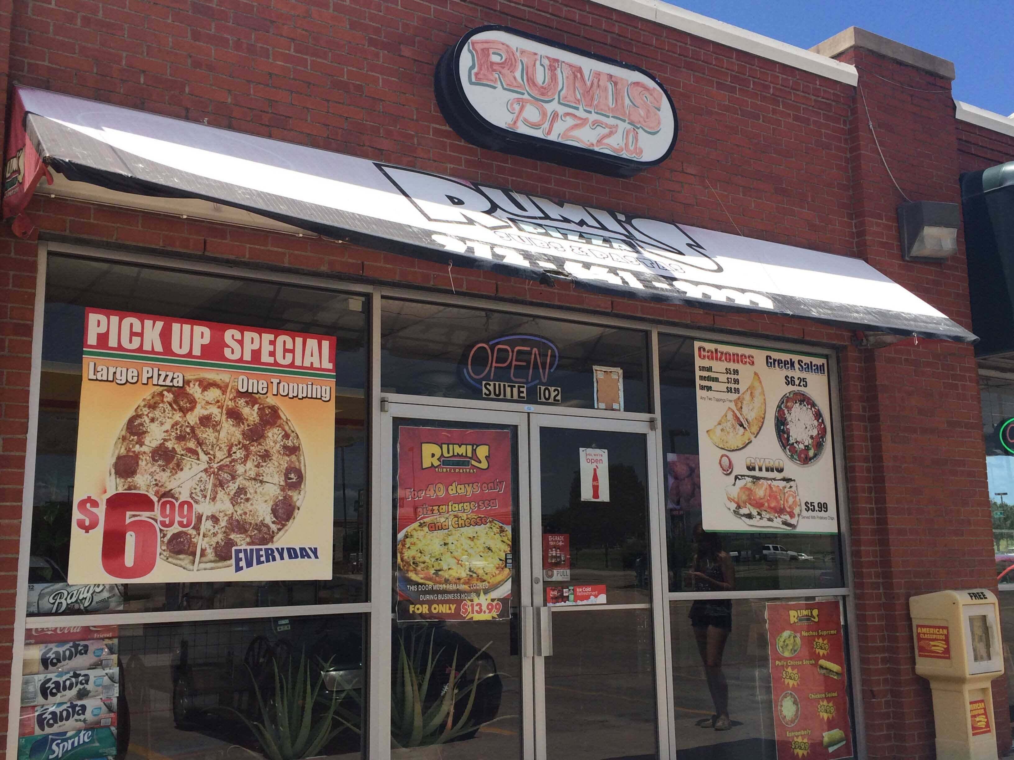 Menu of Rumi's Pizza, South Grand Prairie, Grand Prairie