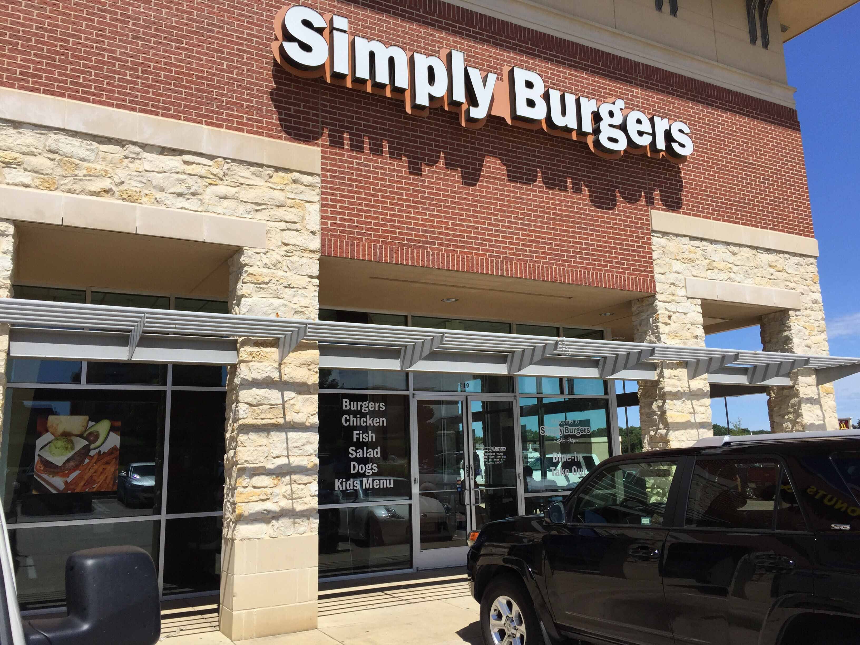 Simply Burgers Menu, Menu for Simply Burgers, Irving, Irving