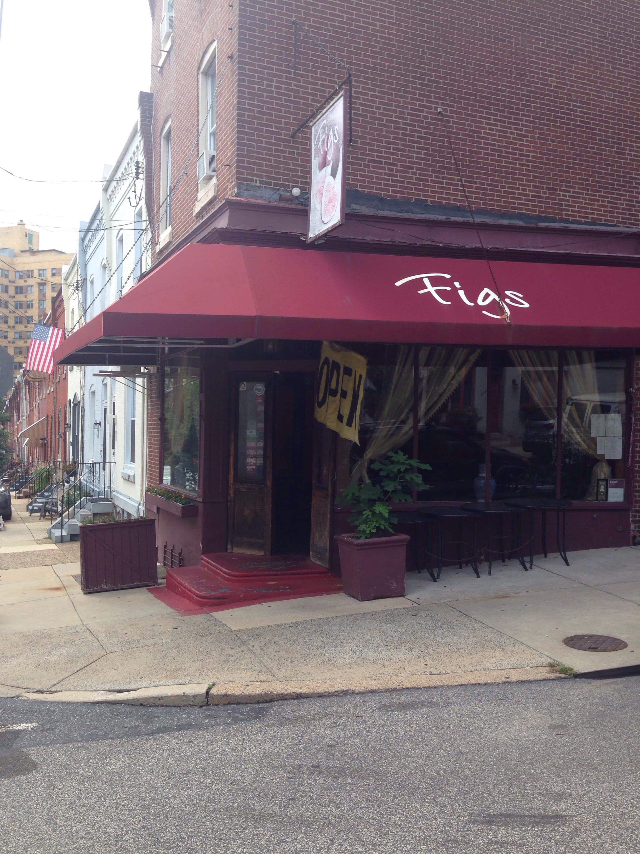 Menu of Figs, Fairmount, Philadelphia