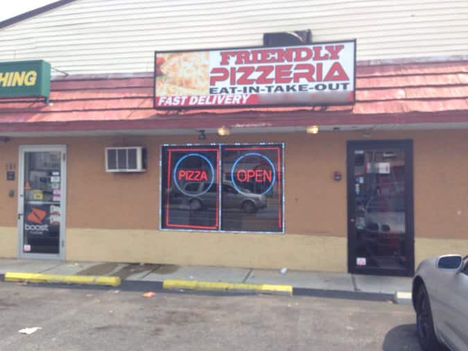 Friendly Pizza Menu, Menu for Friendly Pizza, Bristol, Bucks County
