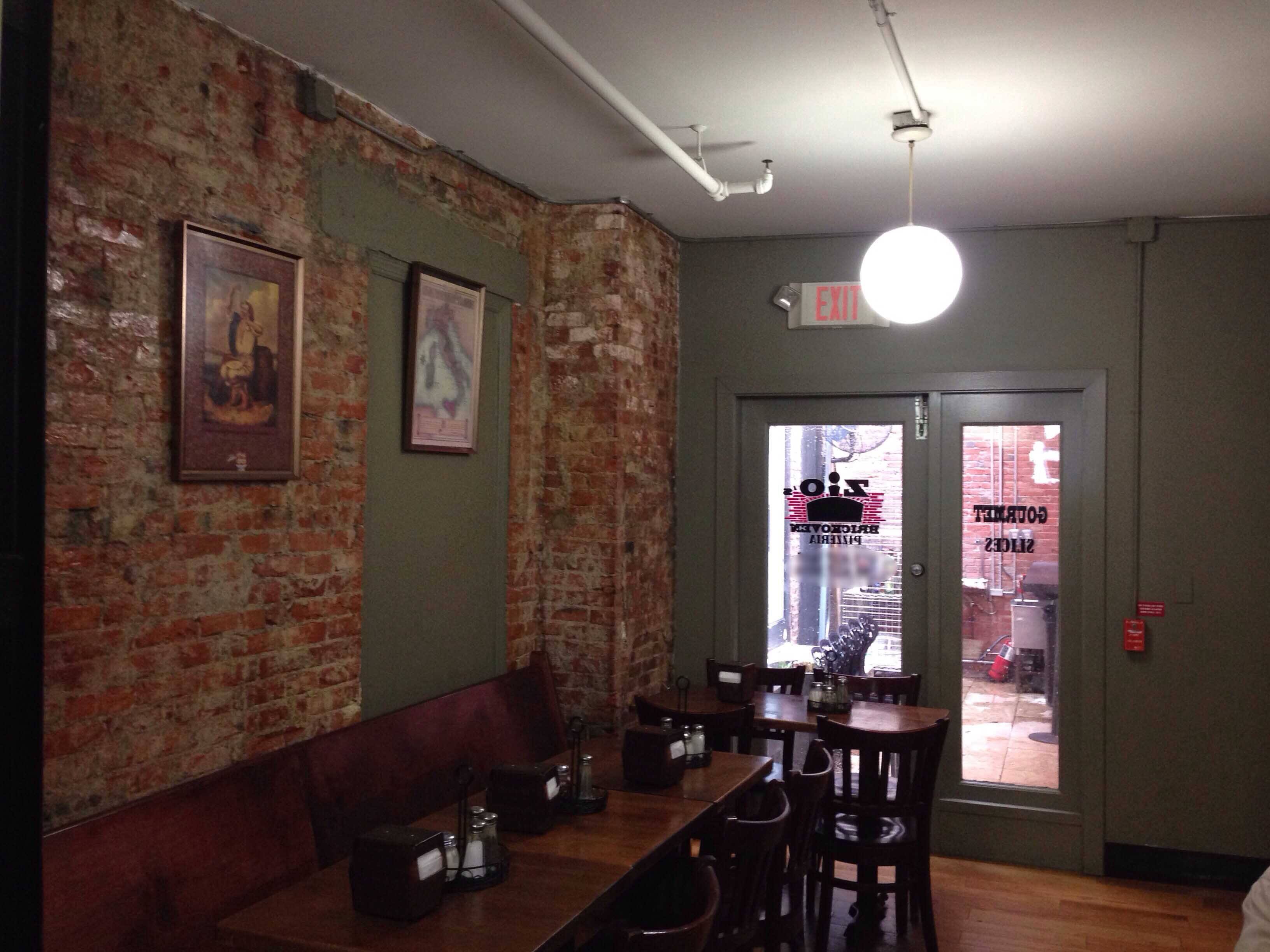 Menu of Zio's Brickoven Pizzeria, Washington Square West, Philadelphia