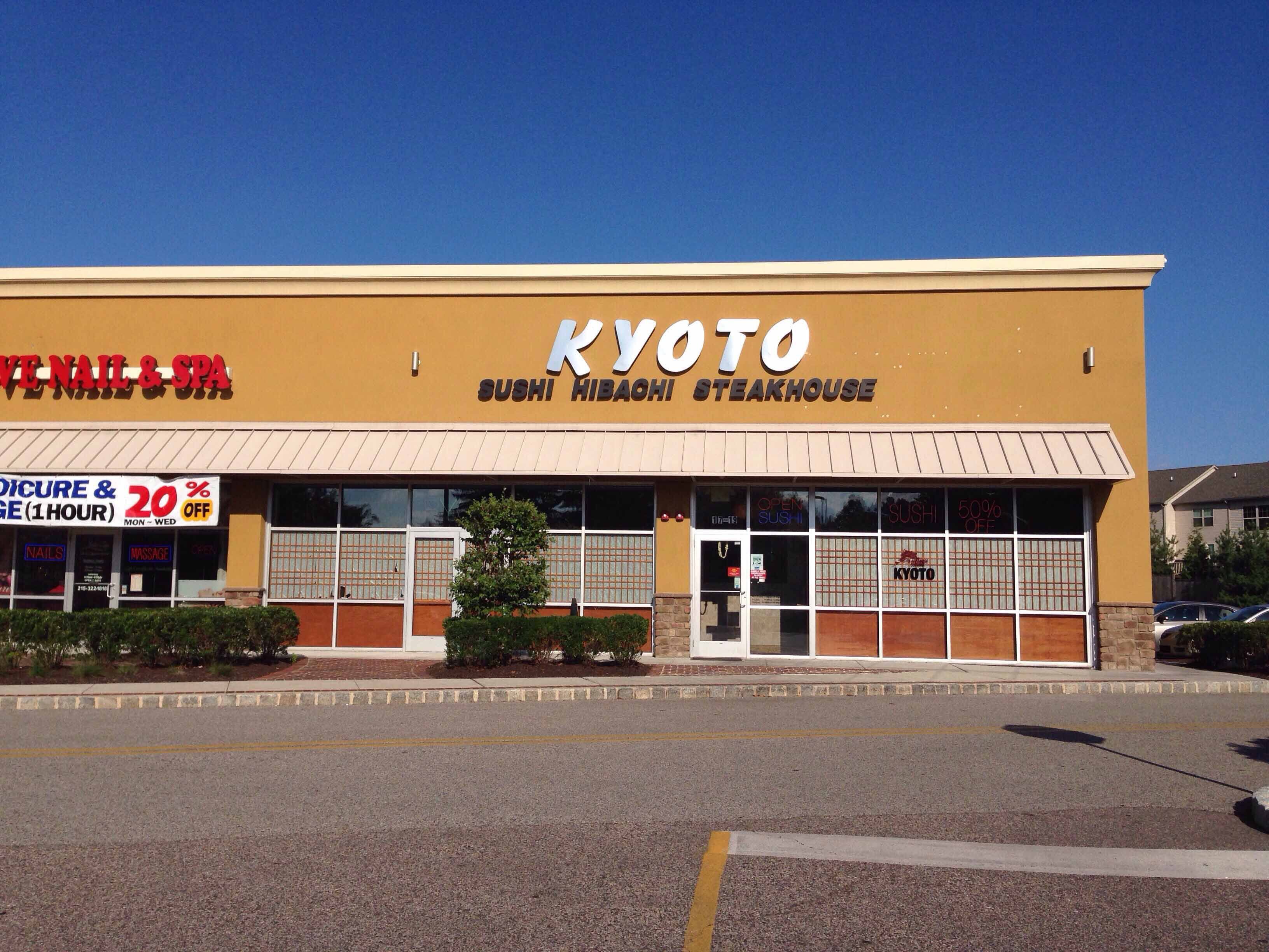 Menu of Kyoto Japanese Cuisine, Feasterville, Bucks County