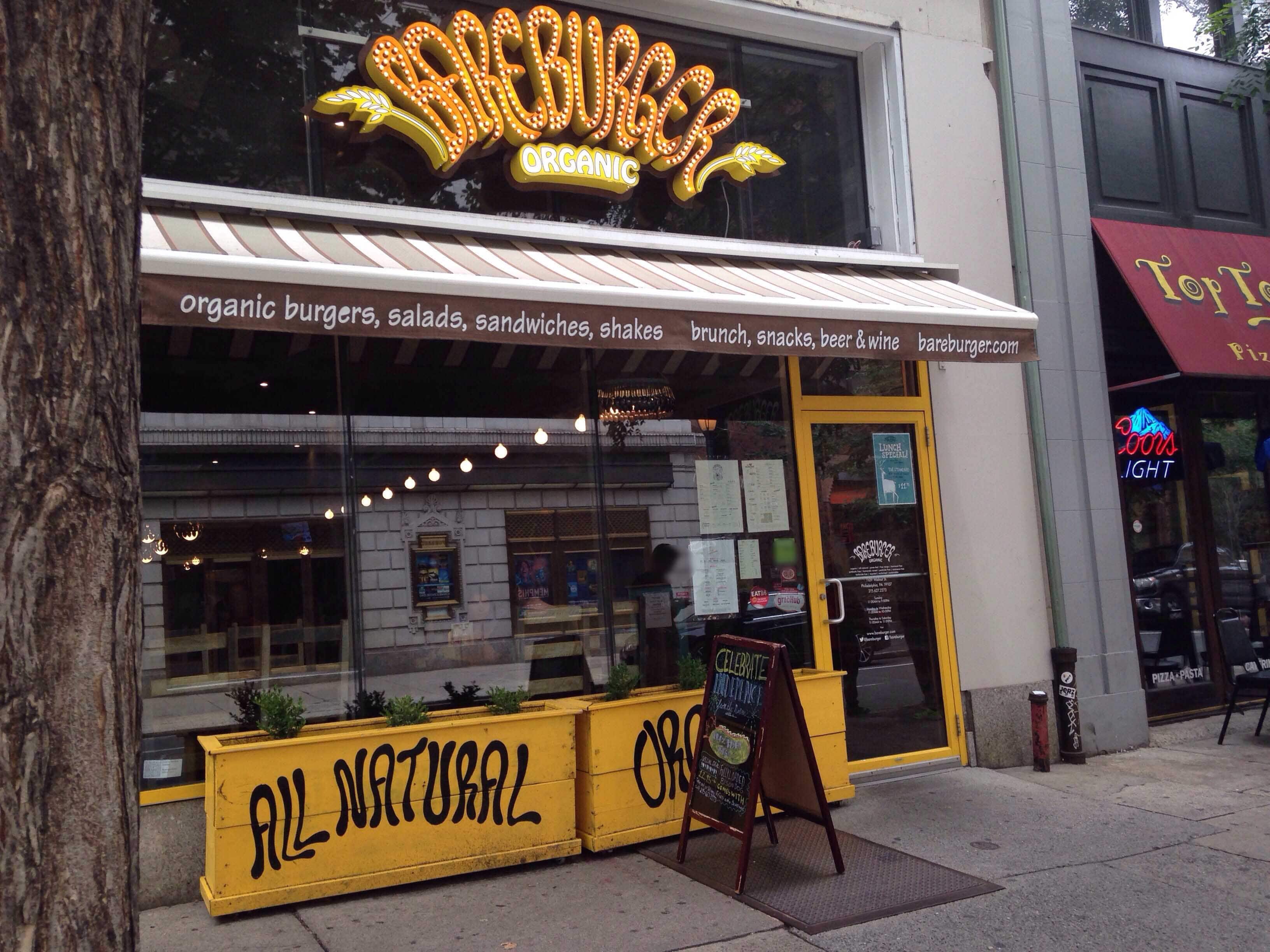 Menu of Bareburger, Washington Square West, Philadelphia