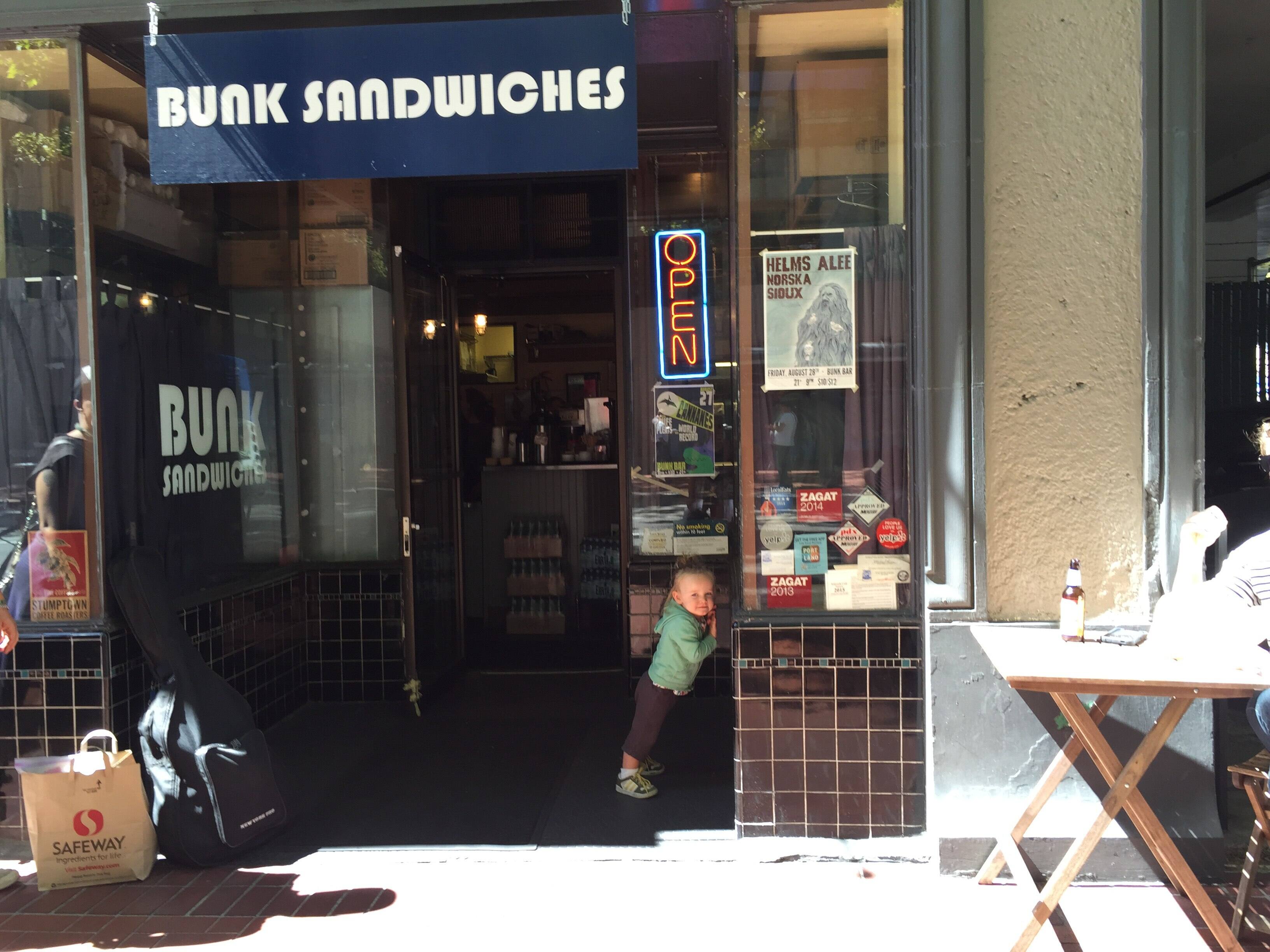 Bunk Sandwiches Menu, Menu for Bunk Sandwiches, Downtown, Portland