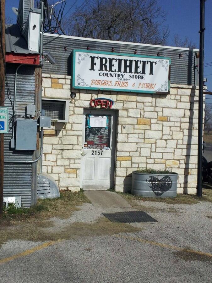 Freiheit Country Store Menu, Menu for Freiheit Country Store, New