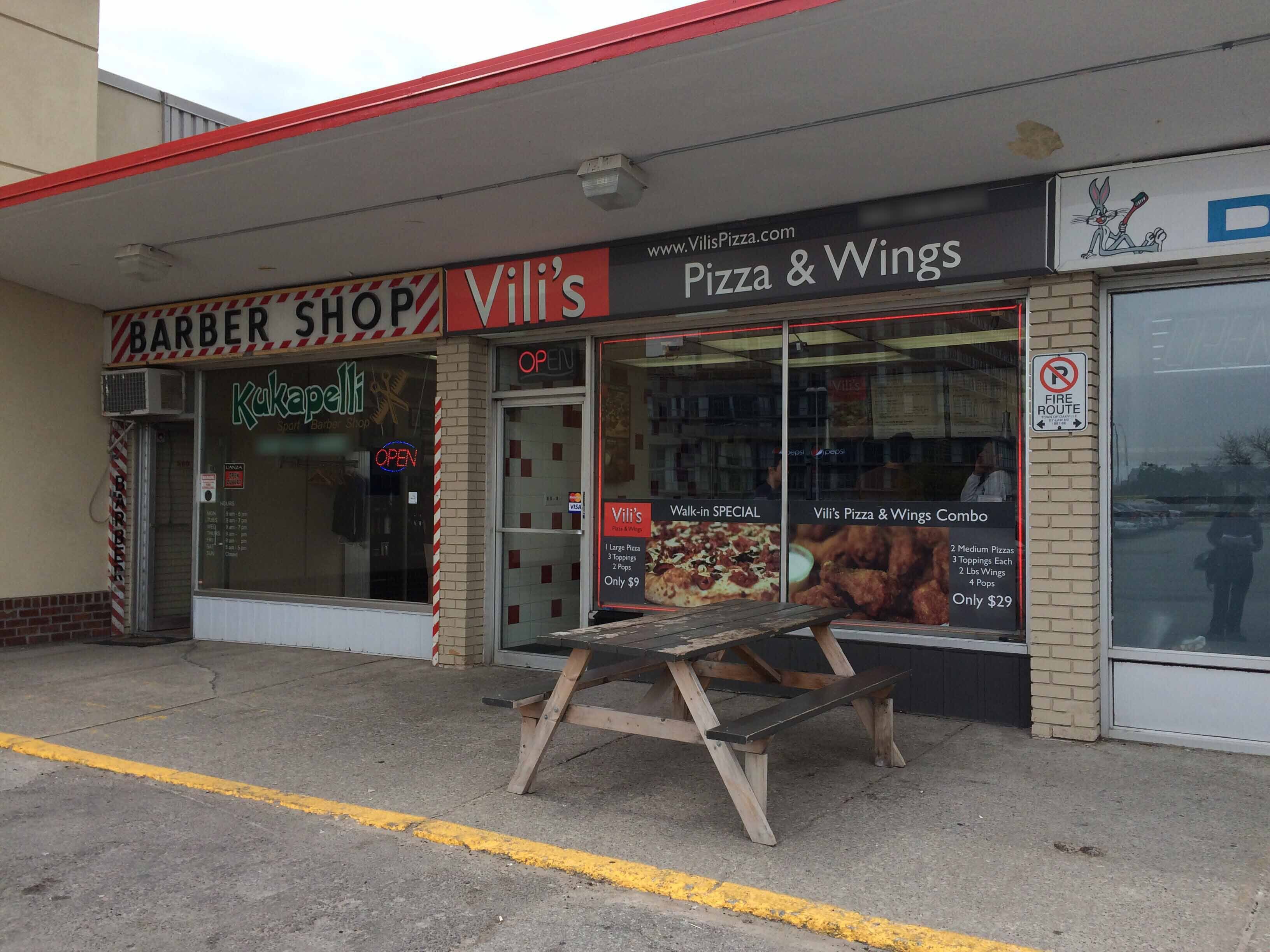 Menu of Vili's Pizza & Wings, Oakville, Toronto