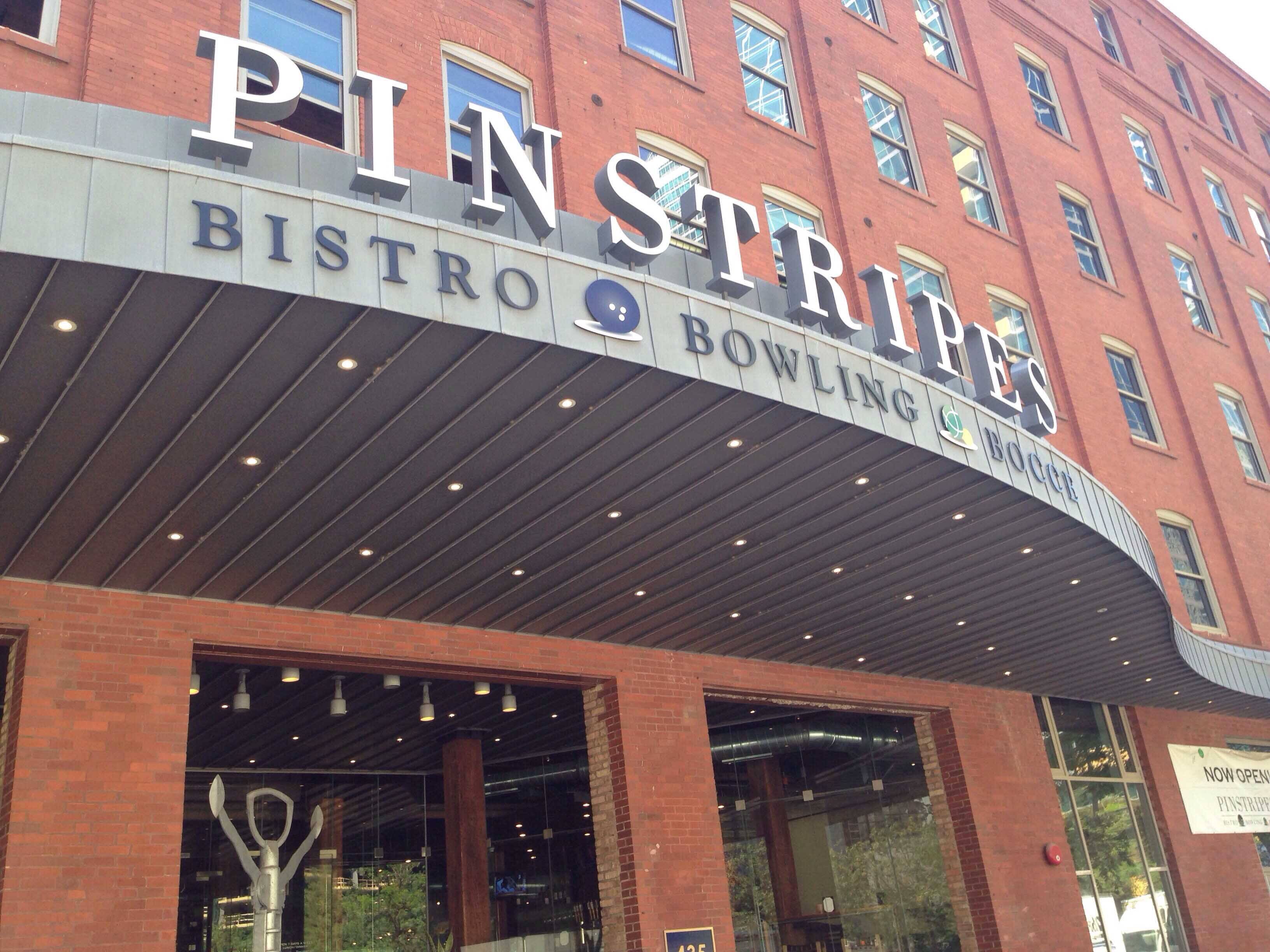 Pinstripes Menu, Menu for Pinstripes, Streeterville, Chicago