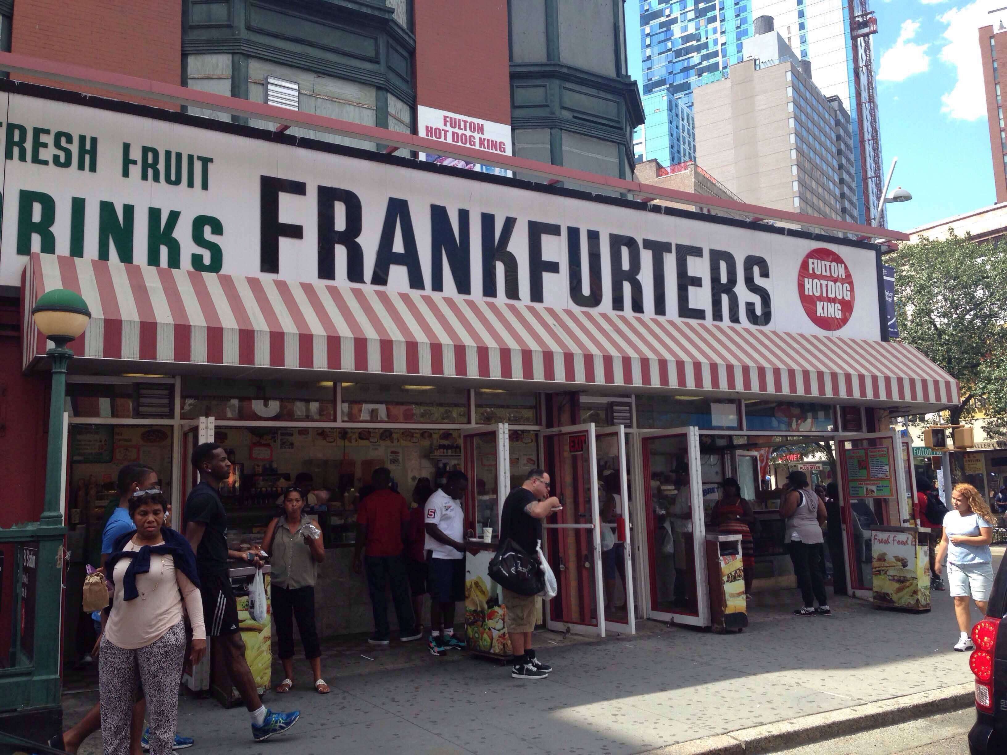 Fulton Hot Dog King Menu, Menu for Fulton Hot Dog King, Downtown Brooklyn, New York City