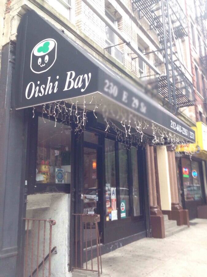 Oishi Bay Sushi Menu, Menu for Oishi Bay Sushi, Kips Bay, New York City