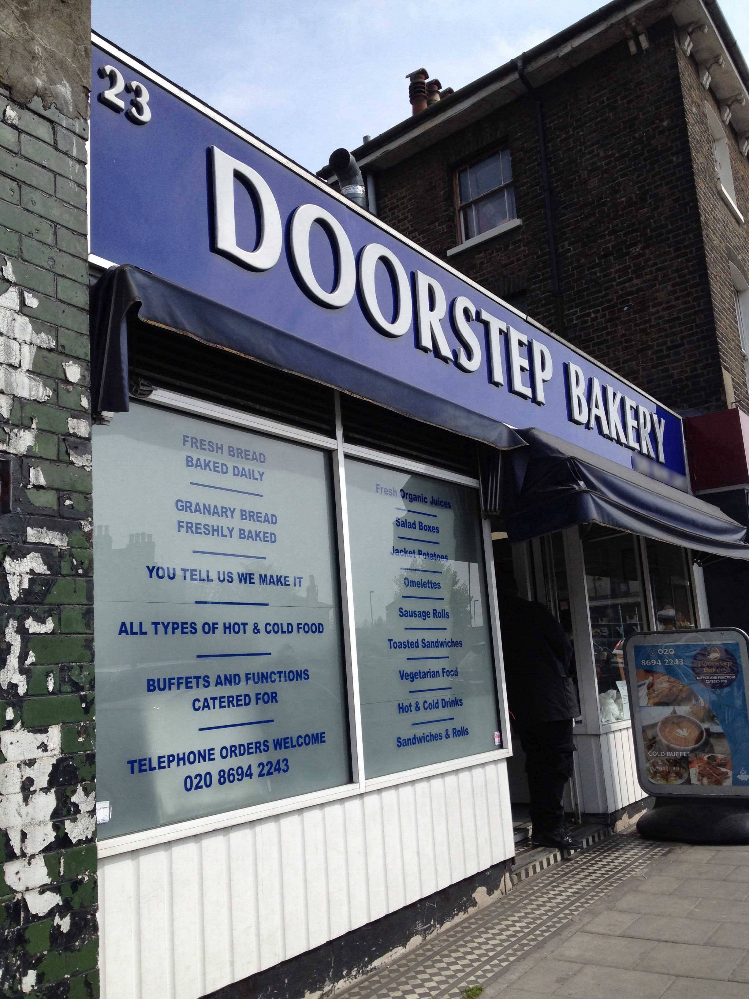 Doorstep Bakery Menu, Menu for Doorstep Bakery, Brockley, London