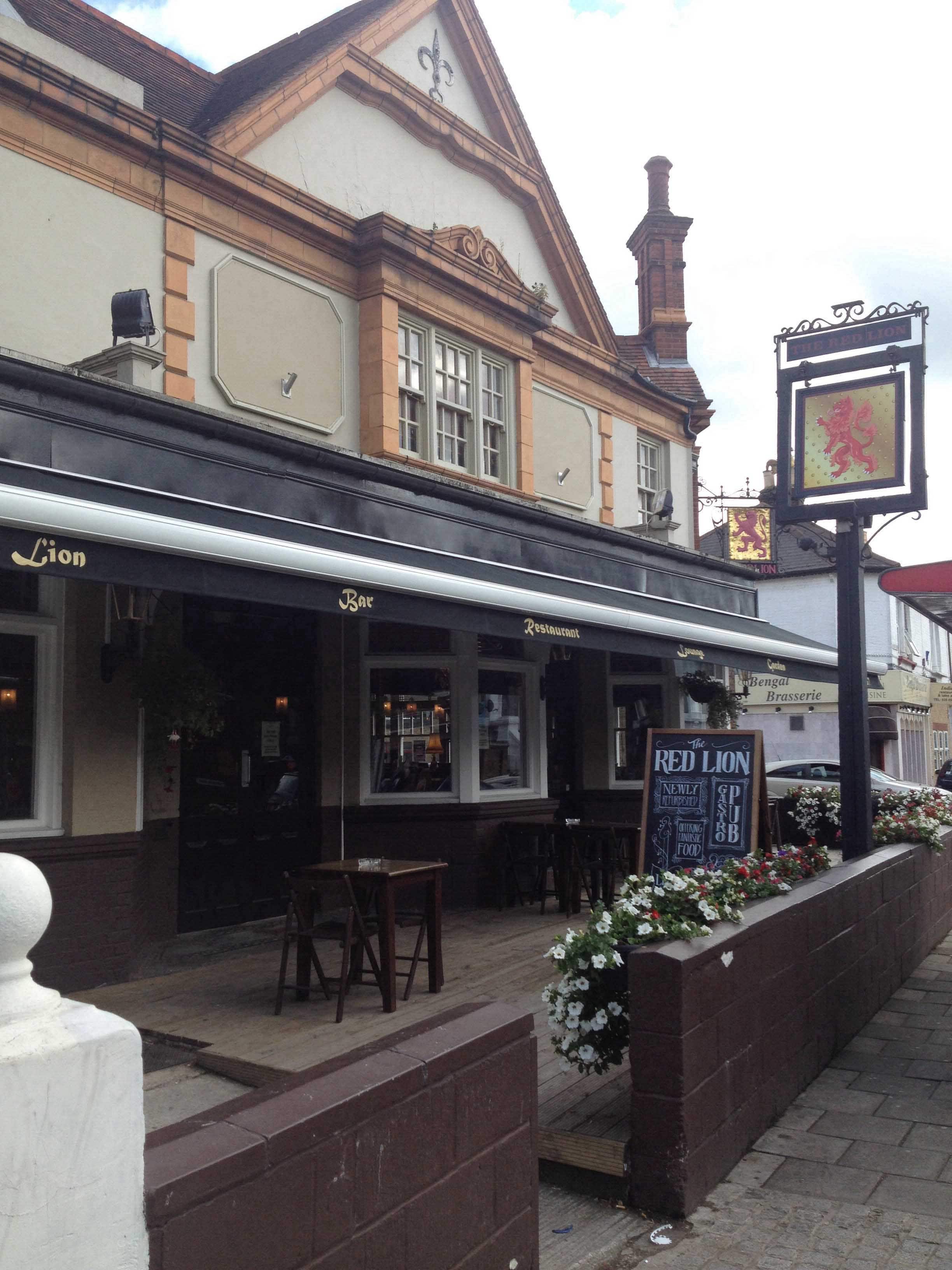 The Red Lion Menu, Menu for The Red Lion, Teddington, London