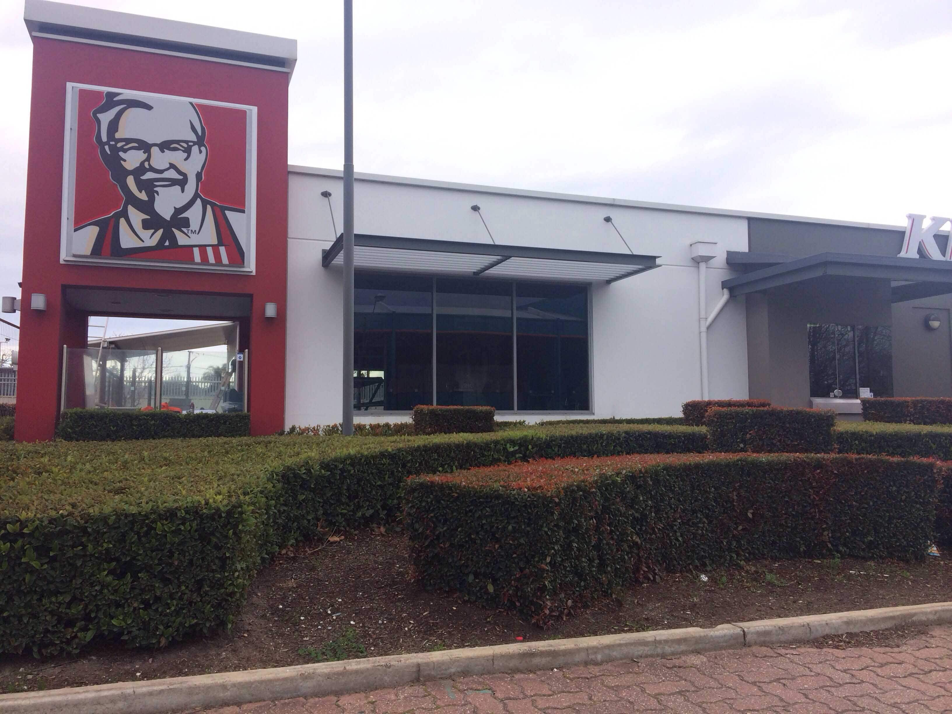 Menu of KFC, Hillcrest, Adelaide