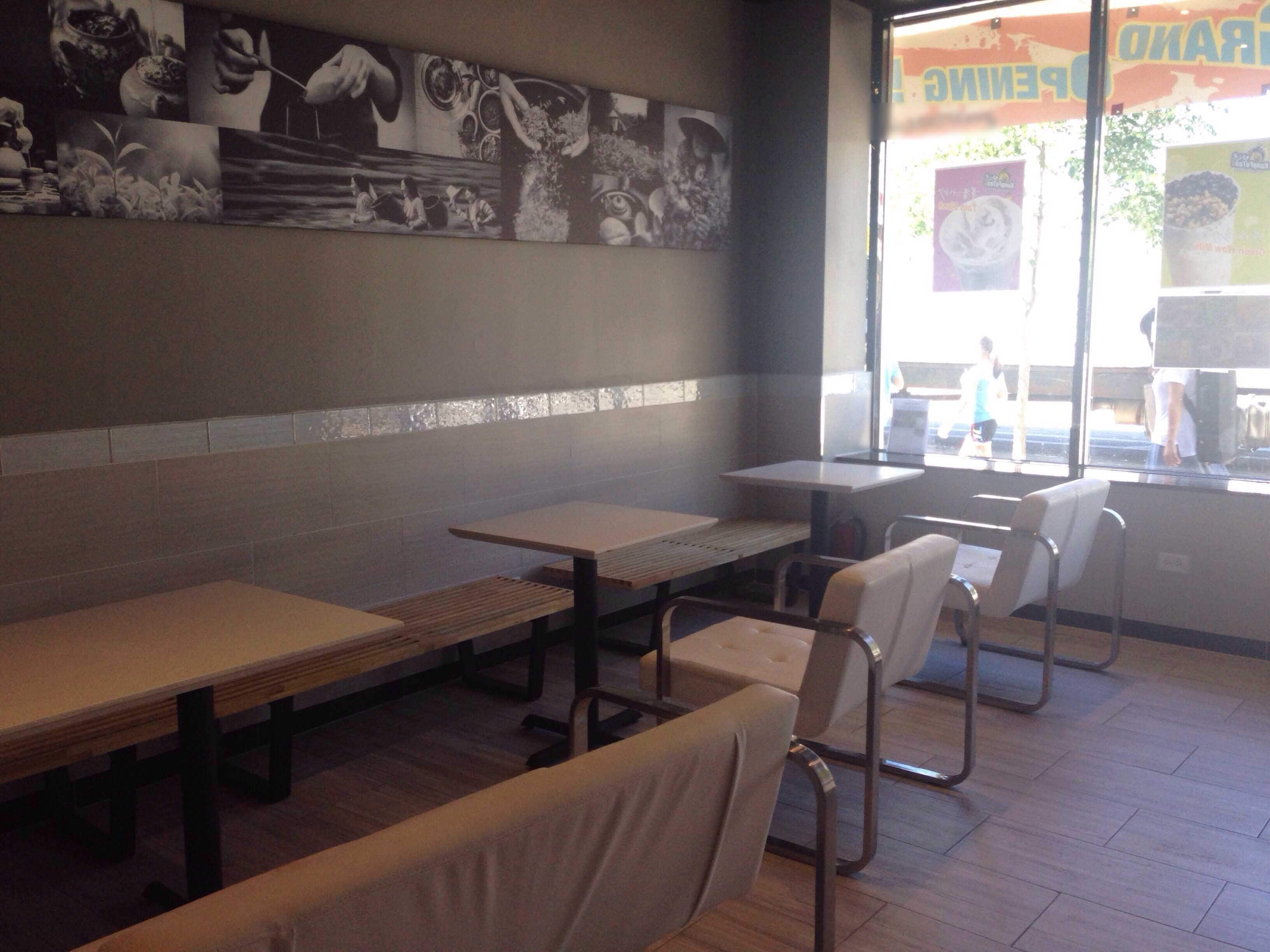 Menu of Kung Fu Tea, Uptown, Chicago