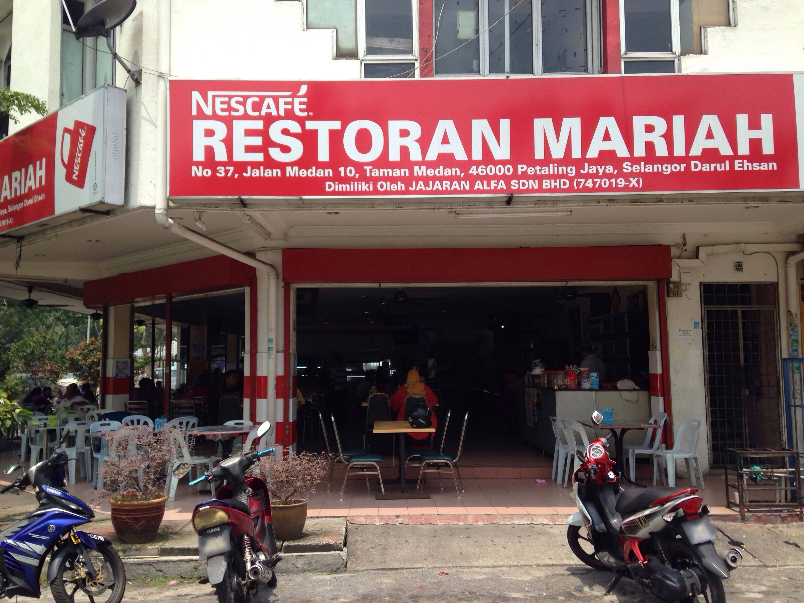 Mariah Taman Medan Selangor Zomato