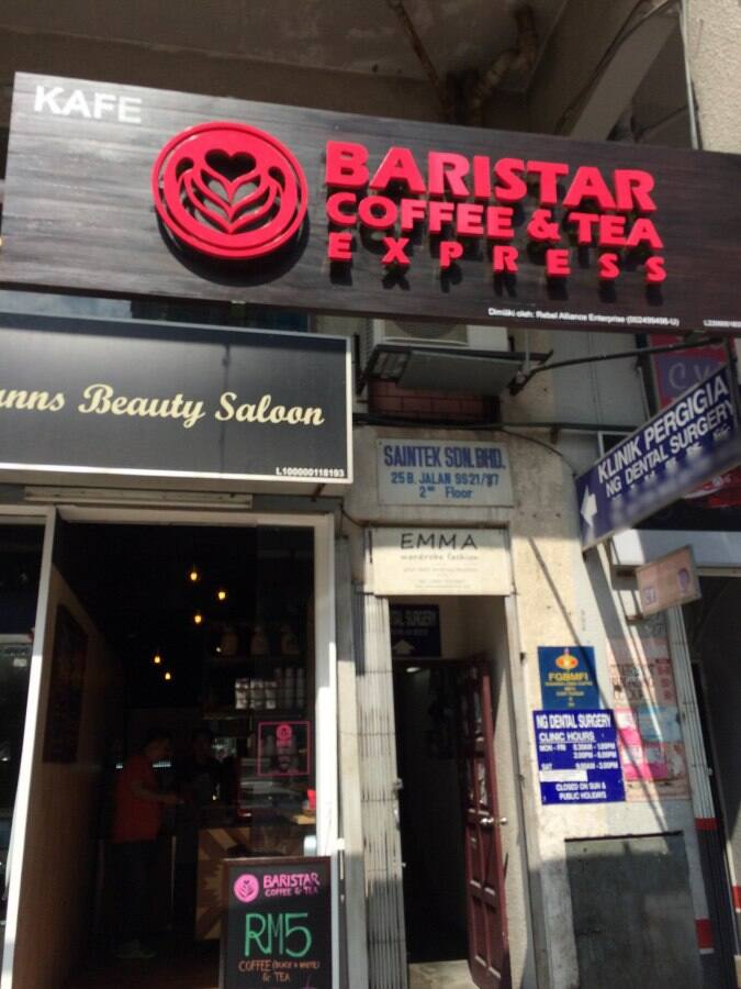 Baristar Coffee & Tea Express Menu Zomato Malaysia