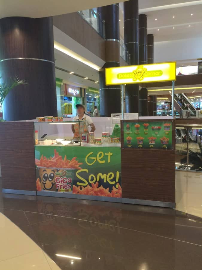 Potato Corner Menu, Menu for Potato Corner, North Reclamation Area