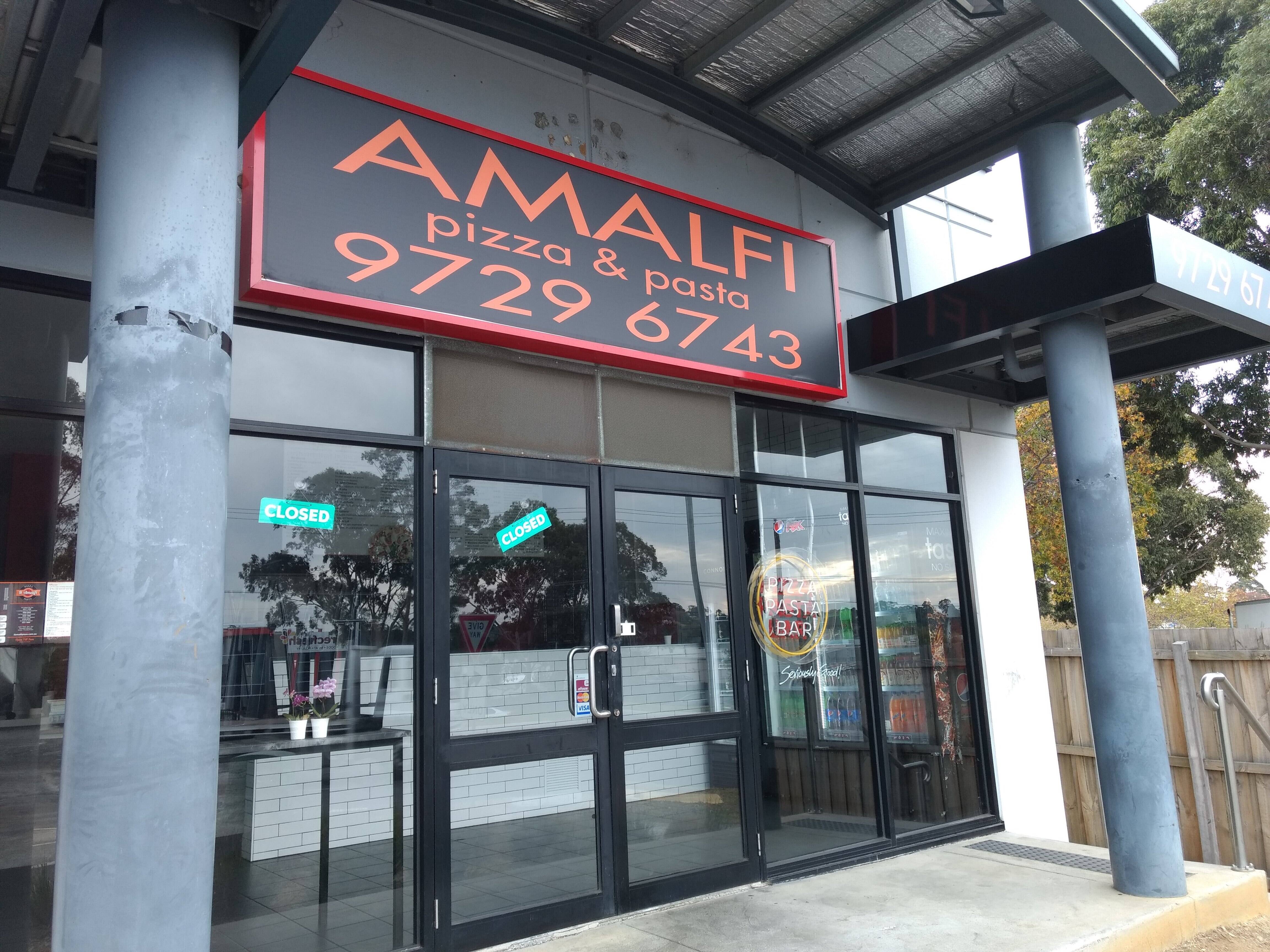 Menu of Il Amalfi Pizza Pasta, Wantirna, Melbourne