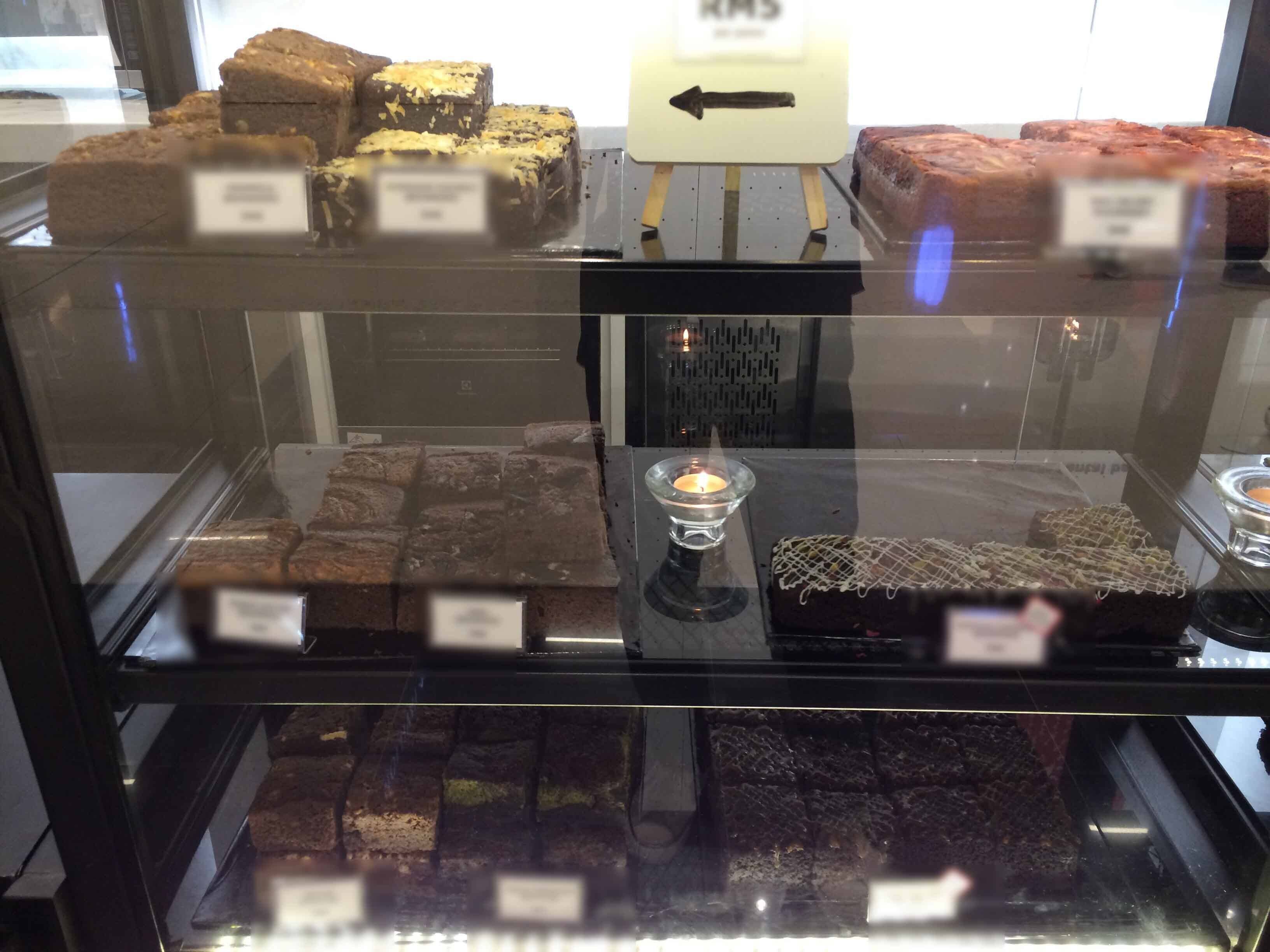 Menu of Brownies Bar by The Accidental Bakers, Bukit Bintang, Kuala Lumpur