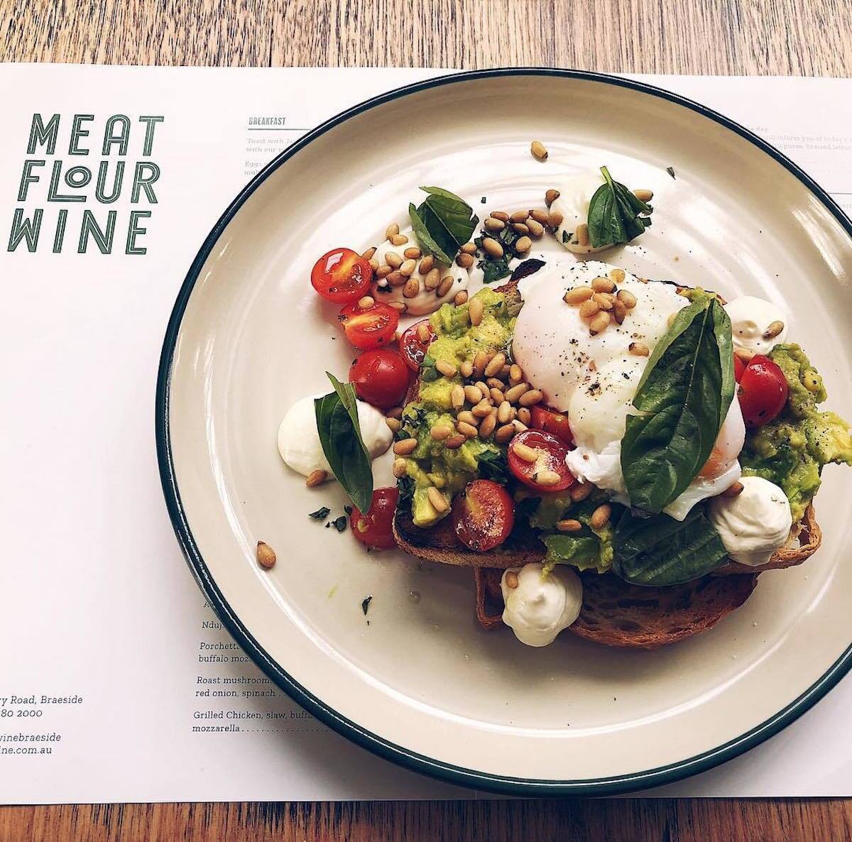 Meat Flour Wine Menu, Menu for Meat Flour Wine, Dingley Village