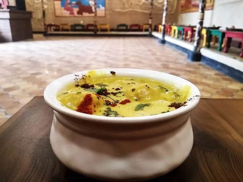 must visit veg restaurants, vegetarian restaurants, pure veg restaurants, veg food, satvik food, north indian veg, thali, local vegetarian food - Baati Chokha - img2