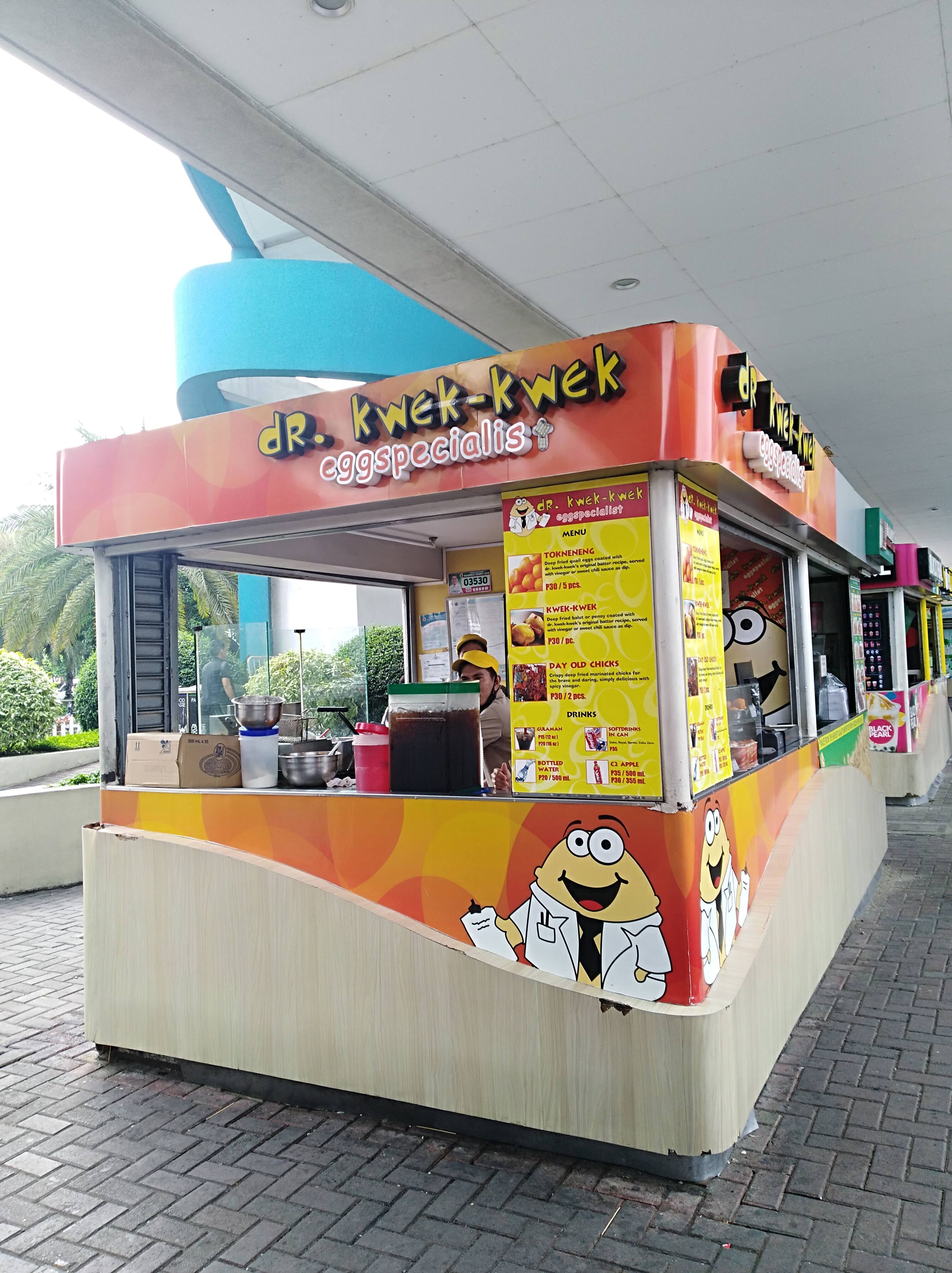 Dr. KwekKwek Eggspecialist Menu