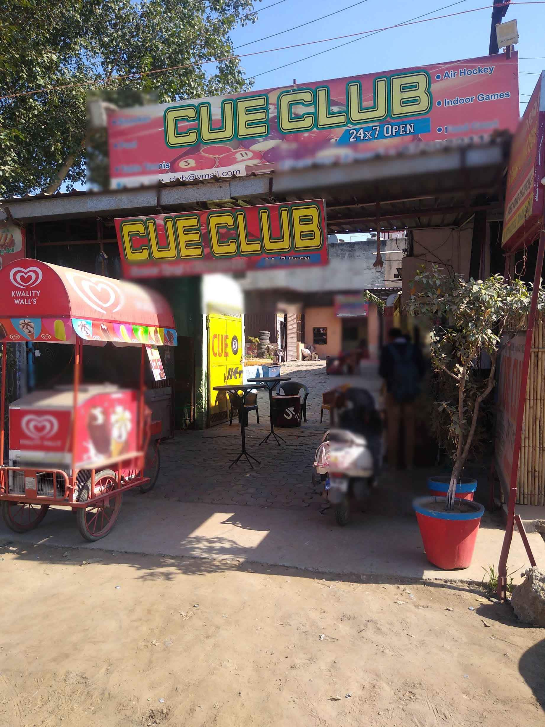 cue club menu