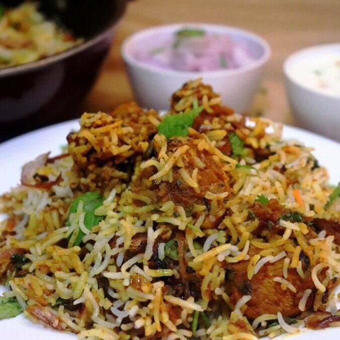 A One Chicken Dum Biryani