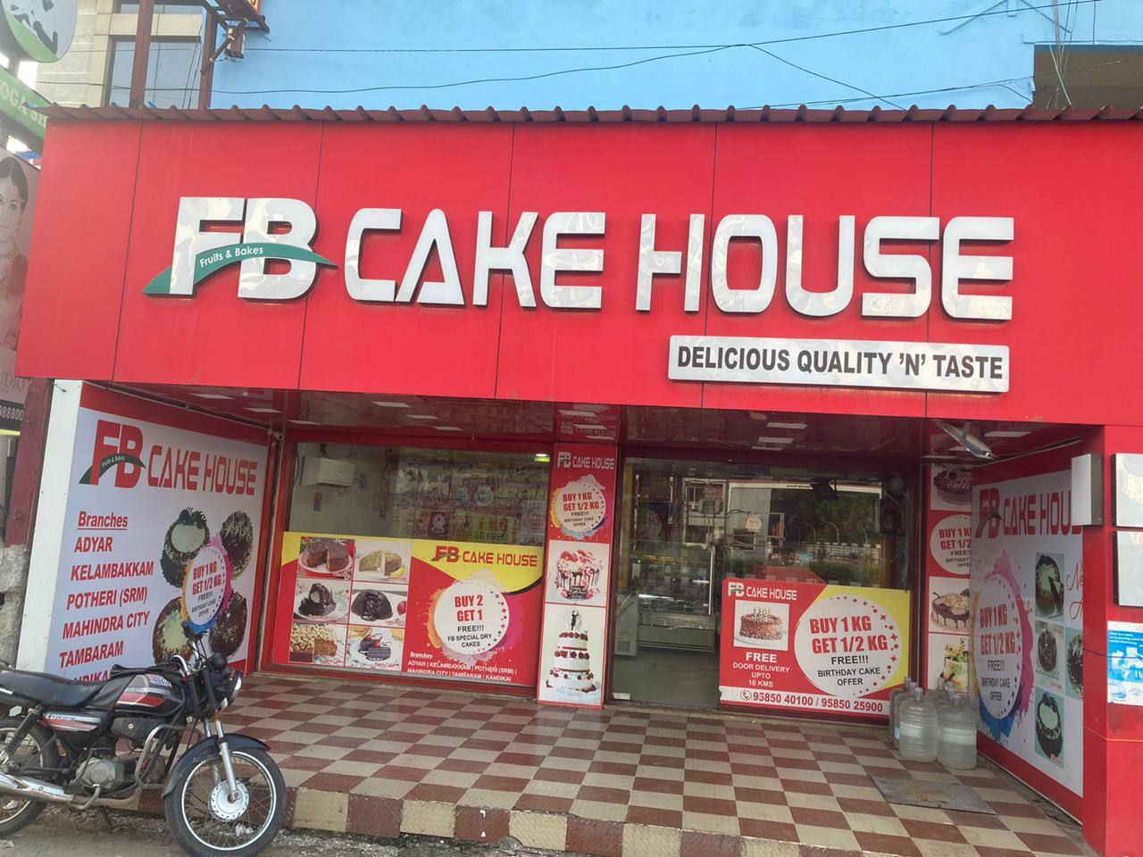 Menu of FB Cake House Karapakkam Chennai  August 2023  Save 50