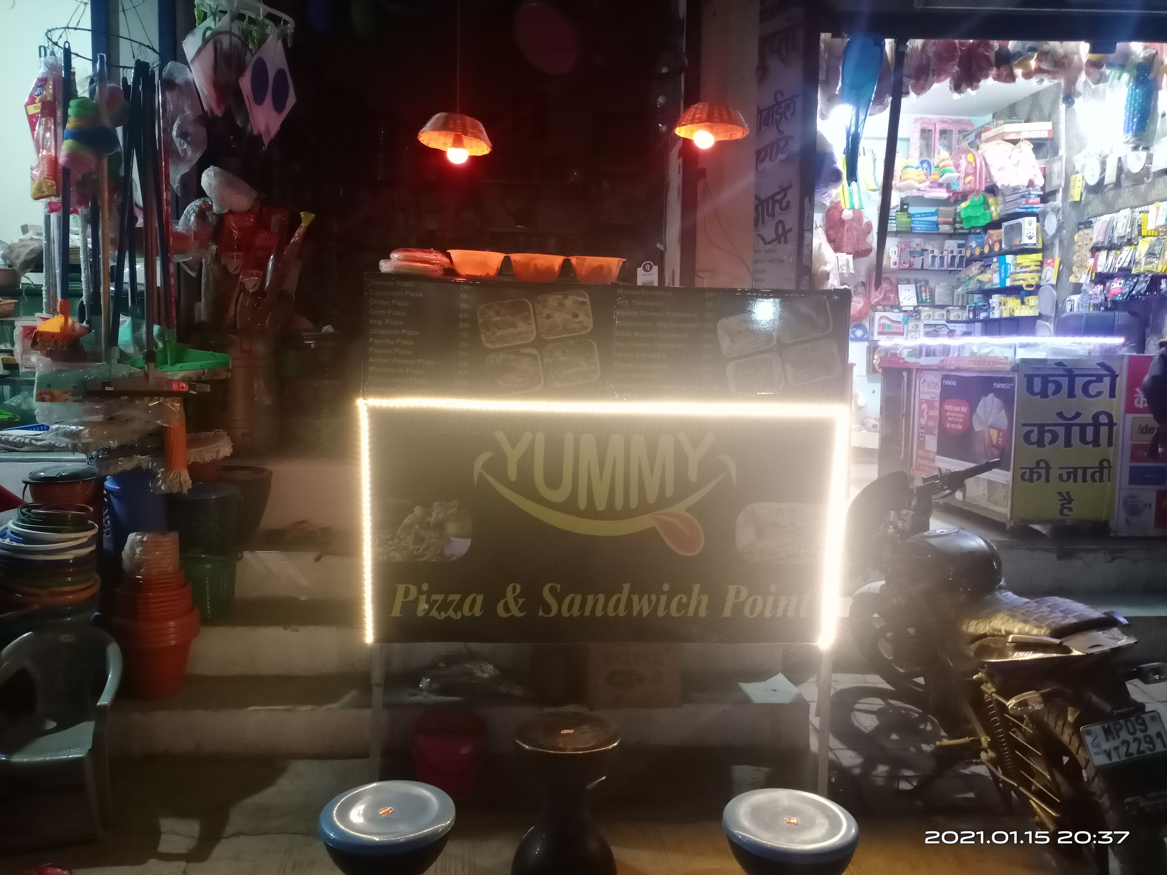 Menu of Yummy Pizza And Sandwich, Khajrana, Indore