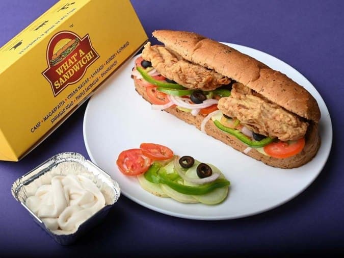 Menu of What A Sandwich, Banjara Hills, Hyderabad