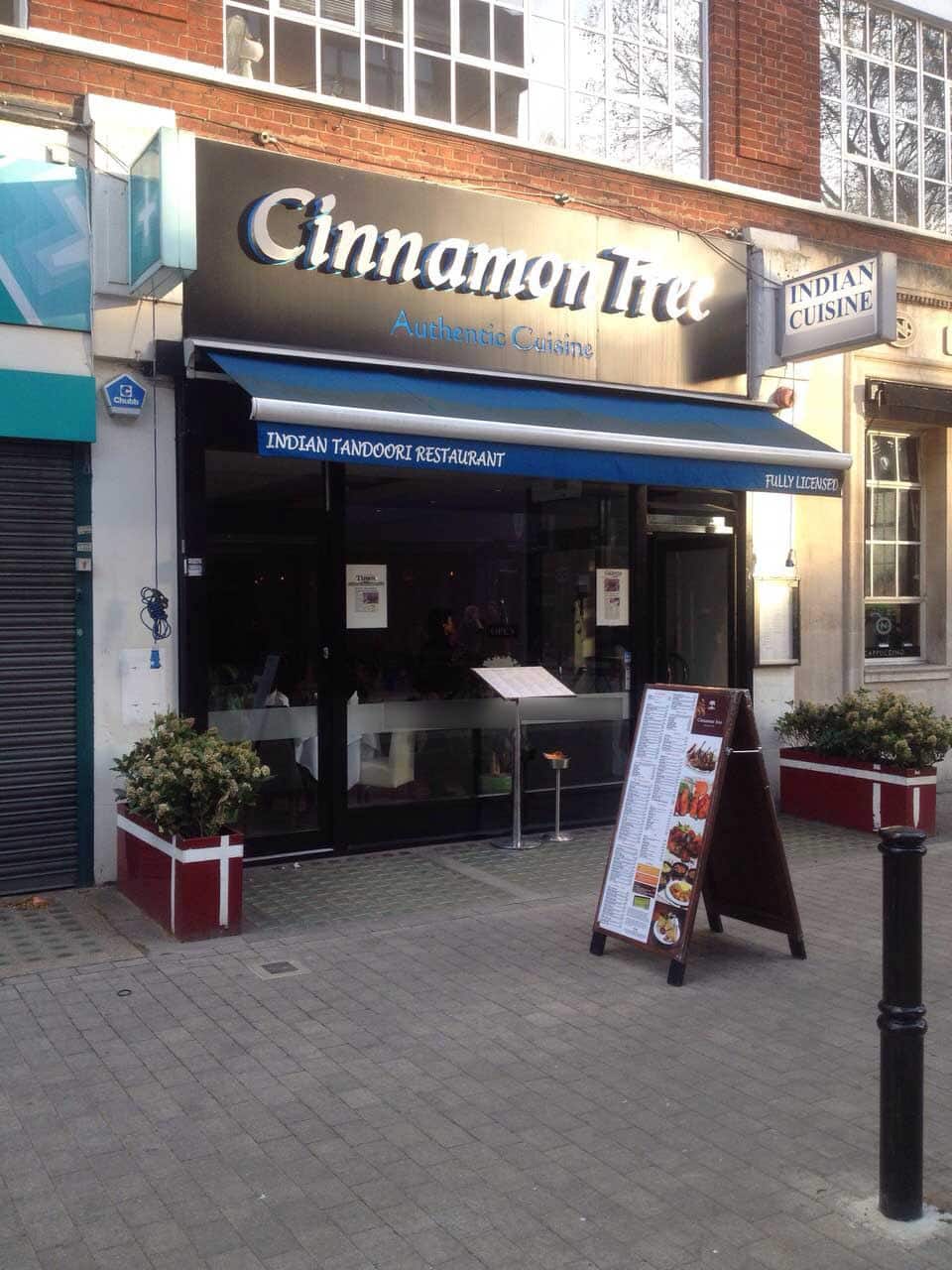 Cinnamon Tree Menu, Menu for Cinnamon Tree, Clerkenwell, London