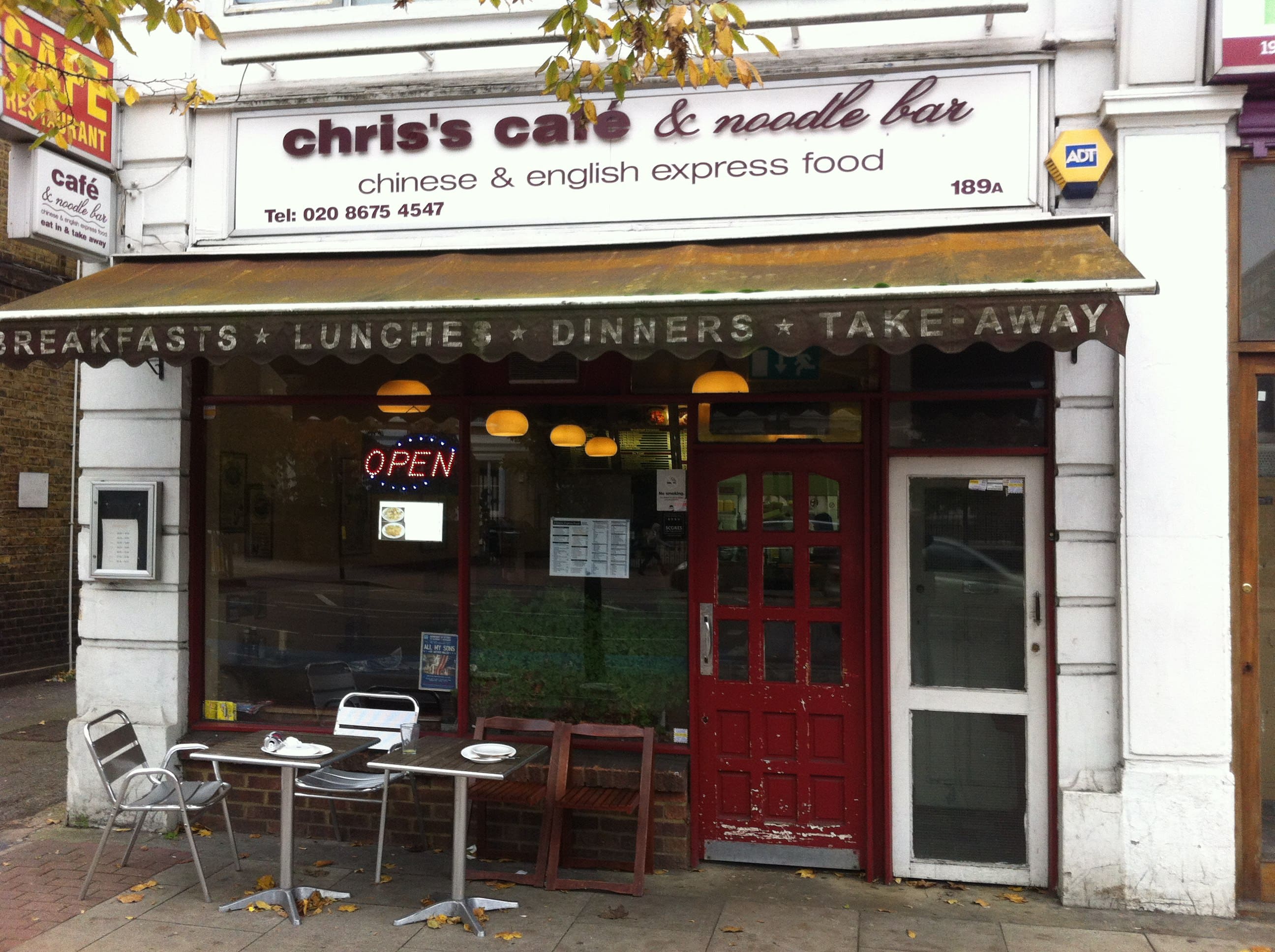 Chris's Cafe & Noodle Bar, Balham, London Zomato
