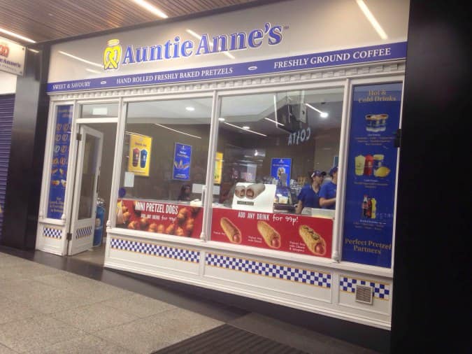 Auntie Anne's Menu, Menu for Auntie Anne's, Ealing, London ...