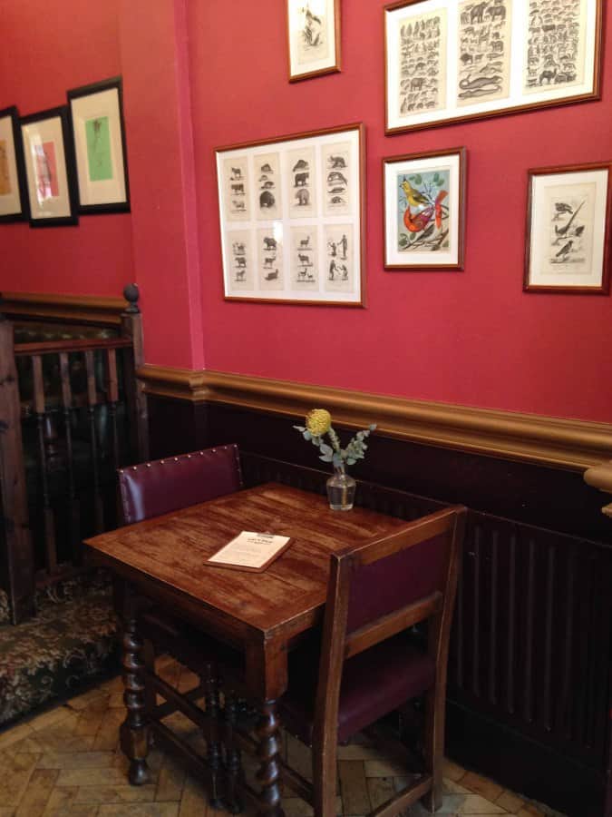 The Cat's Back Menu, Menu for The Cat's Back, Wandsworth, London