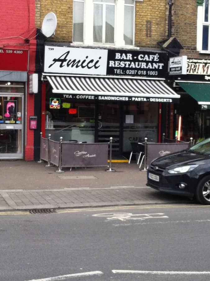 Cafe Amici Menu, Menu for Cafe Amici, Leytonstone, London Zomato UK