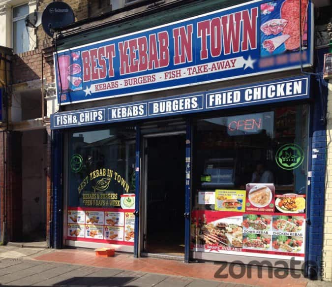 Menu of Best Kebab In Town, Tottenham, London