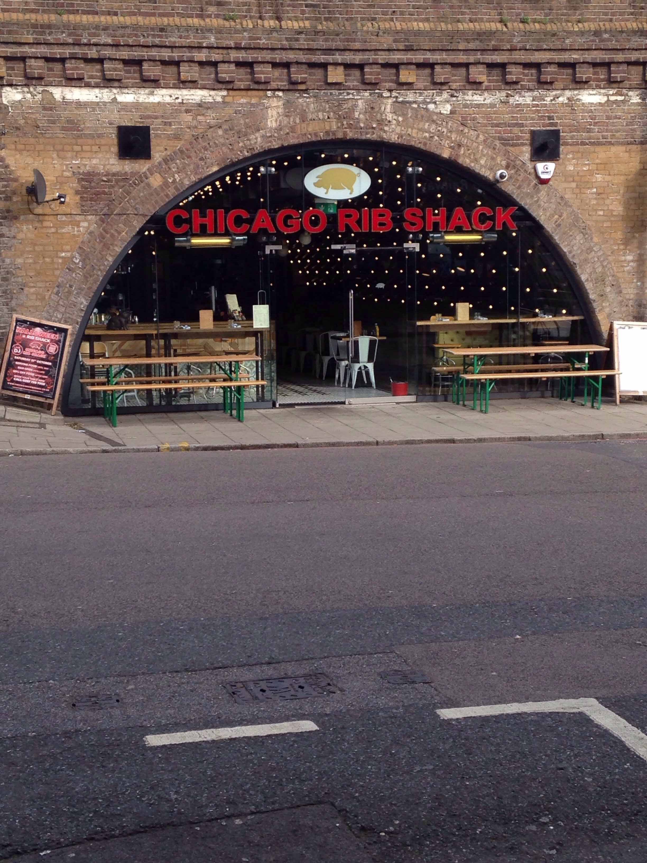 Chicago Rib Shack Clapham Menu