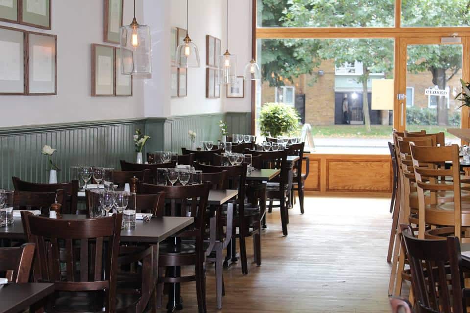 Menu of Verdi's, Stepney, London