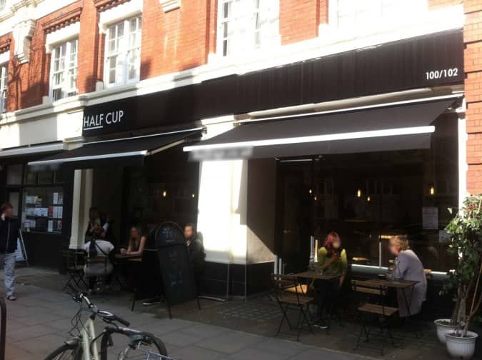 Download Half Cup Menu, Menu for Half Cup, King's Cross, London ... Yellowimages Mockups