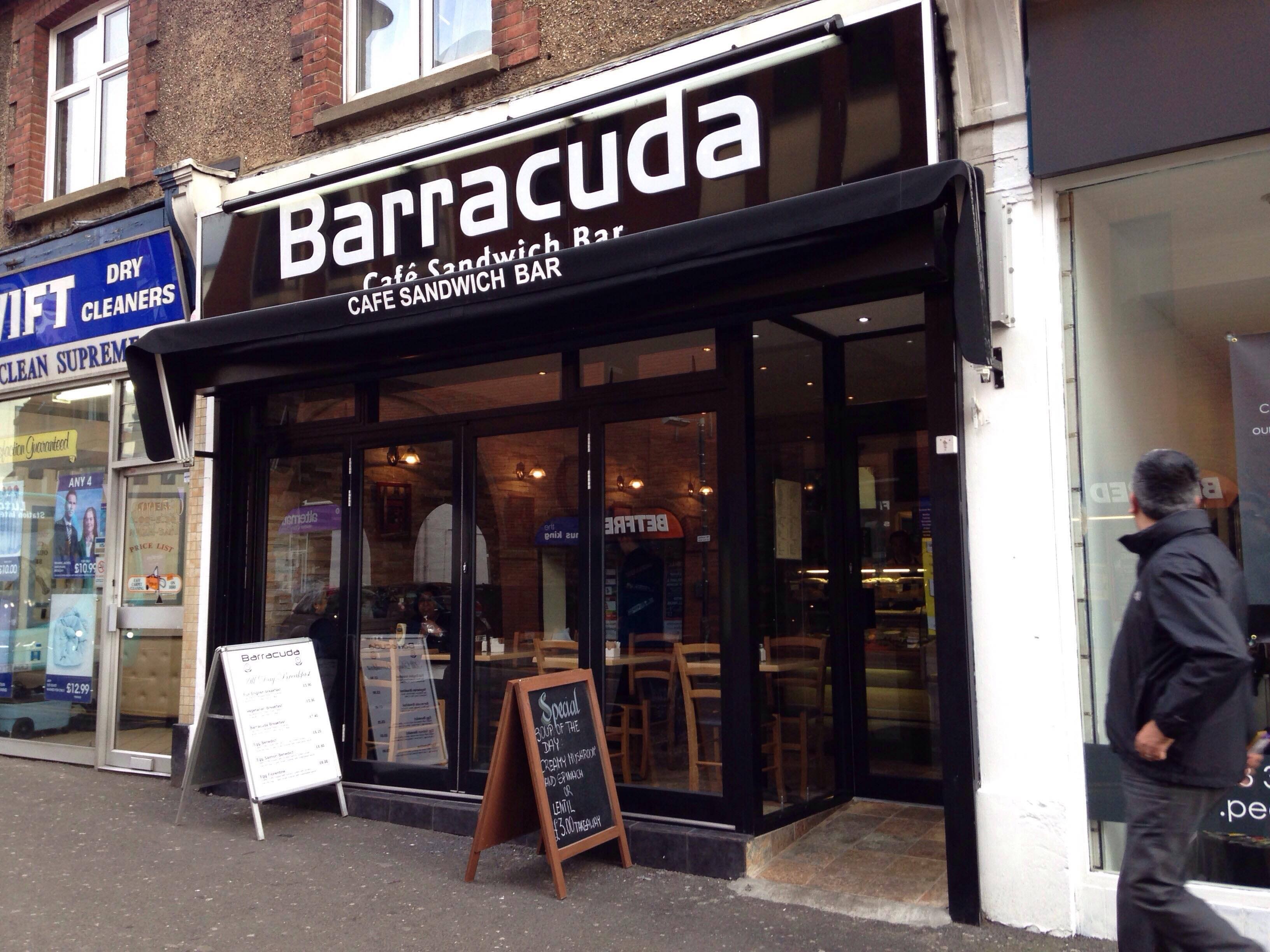 Menu of Barracuda Cafe, Watford, London