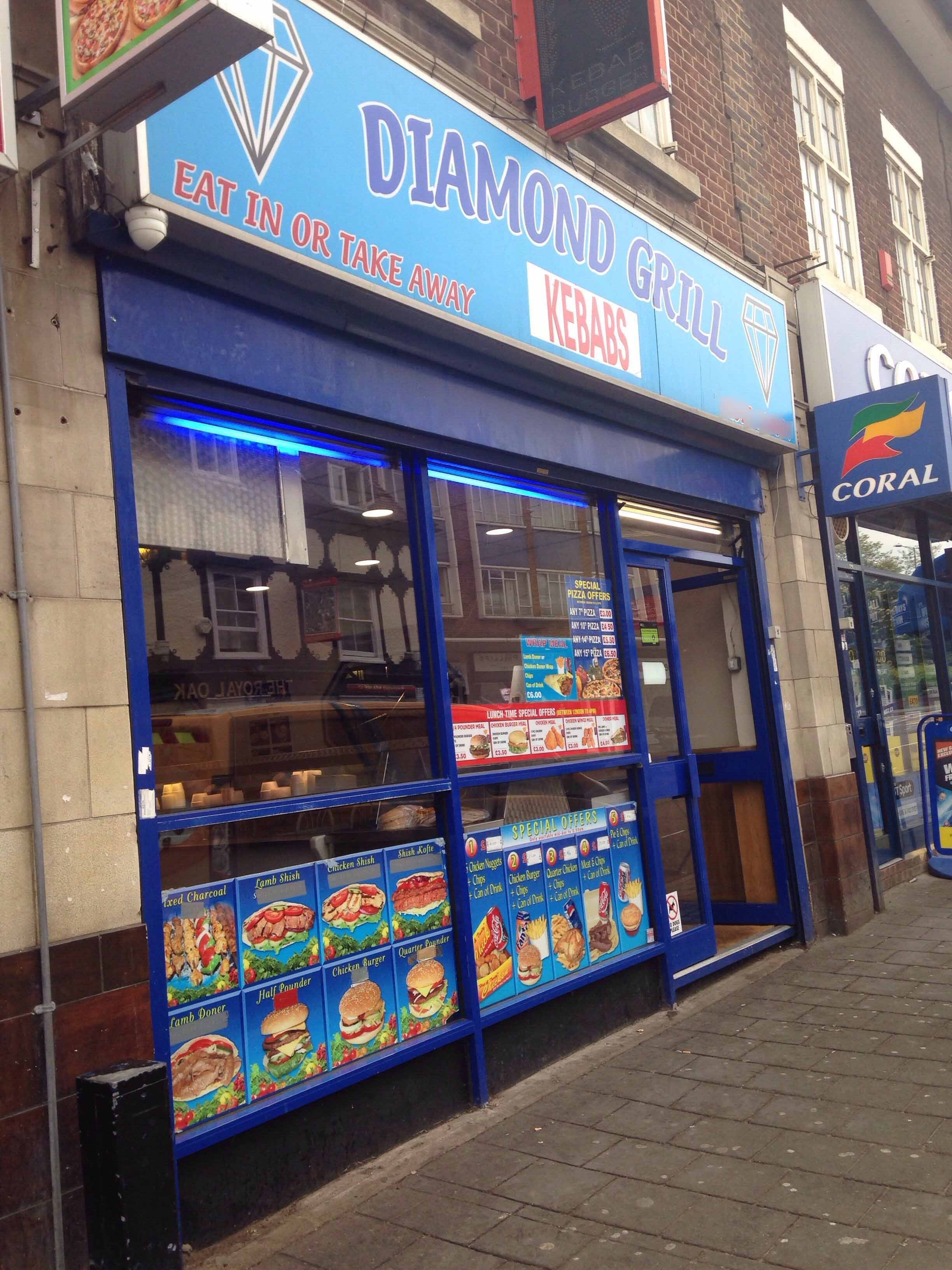 Menu of Diamond Grill, Dartford, London