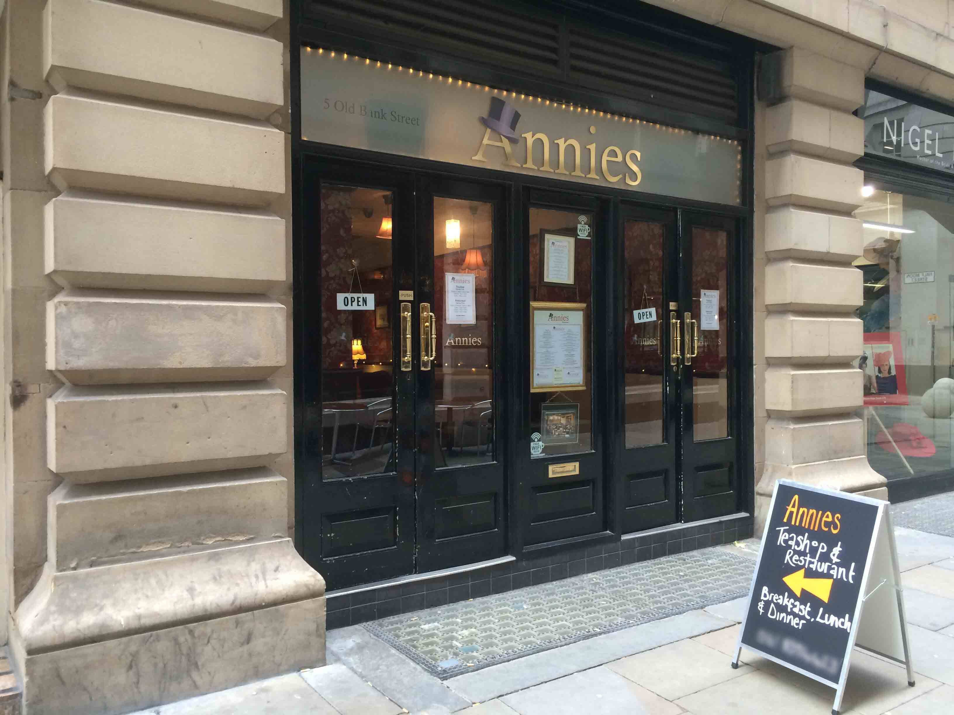 Annie S Menu Menu For Annie S Market Street Manchester